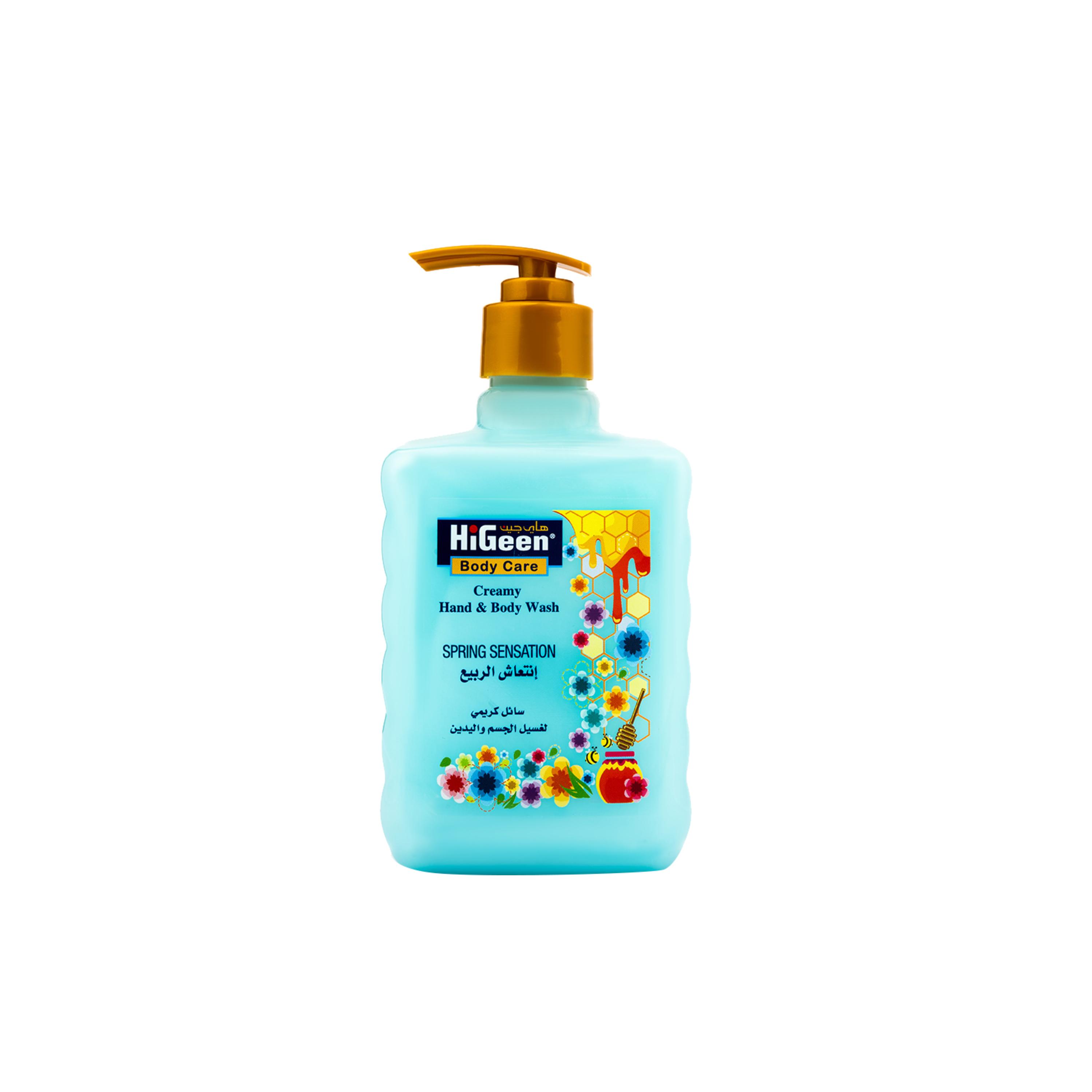 Higeen Anti-Bacterial Spring Sensation H & B Wash Creamy 300 Ml
