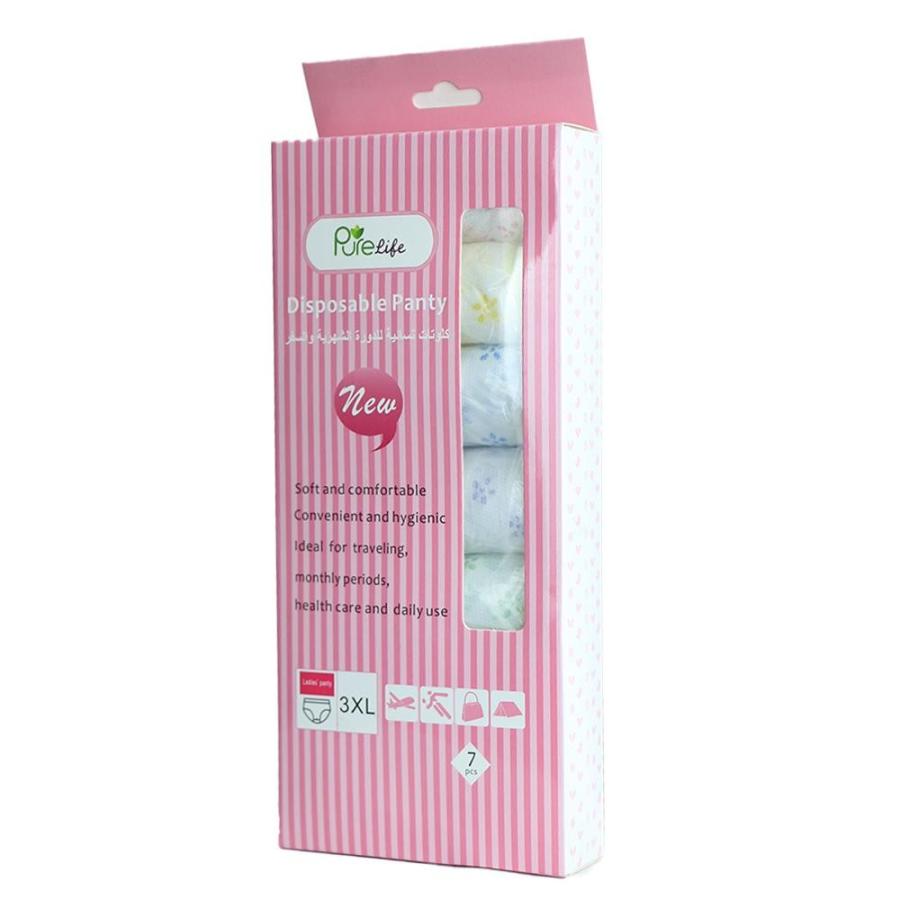 Pure Life Clute Disposable Panties  7 Pack  3Xl