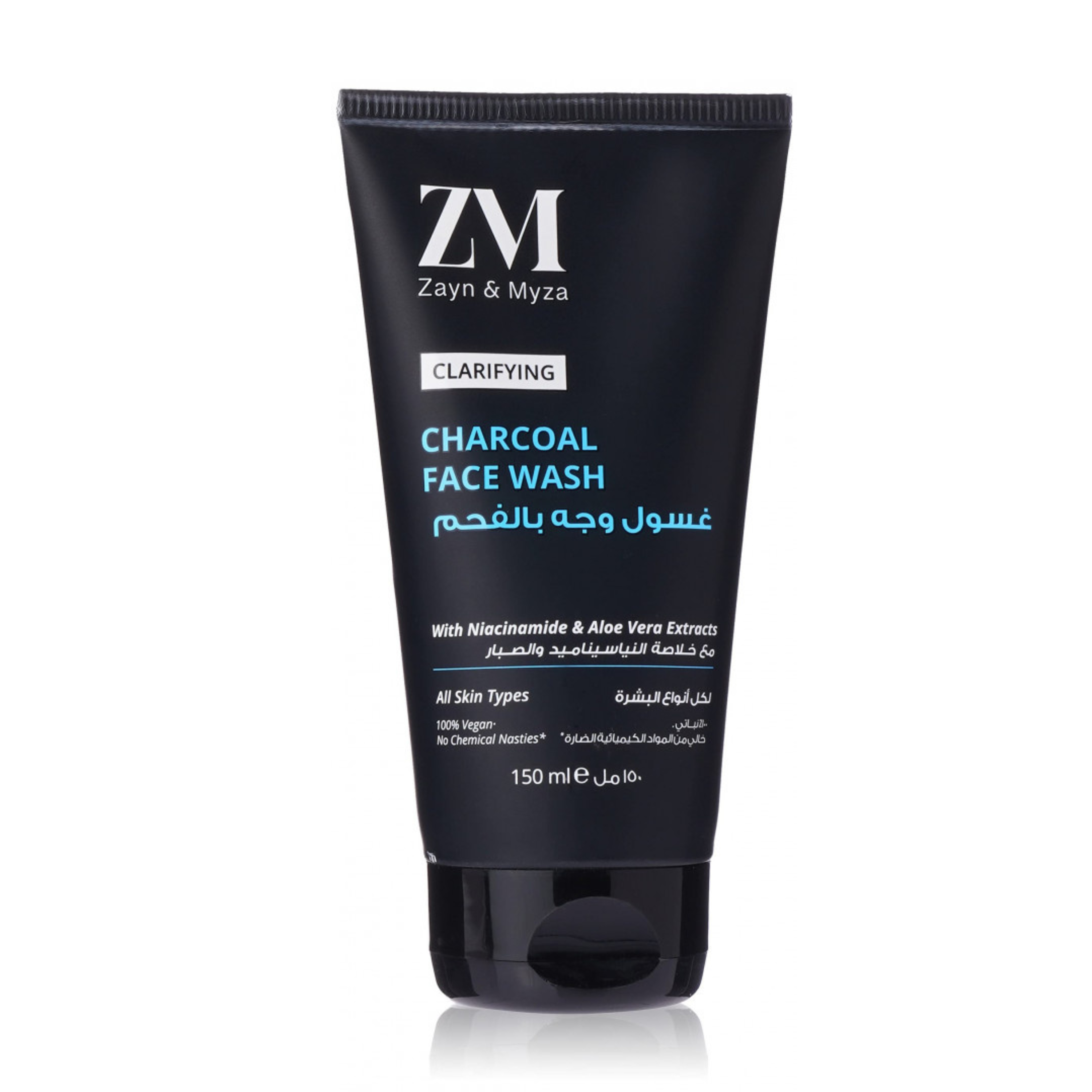 ZM Clarifying Charcoal Face Wash All Skin Types 150 Ml