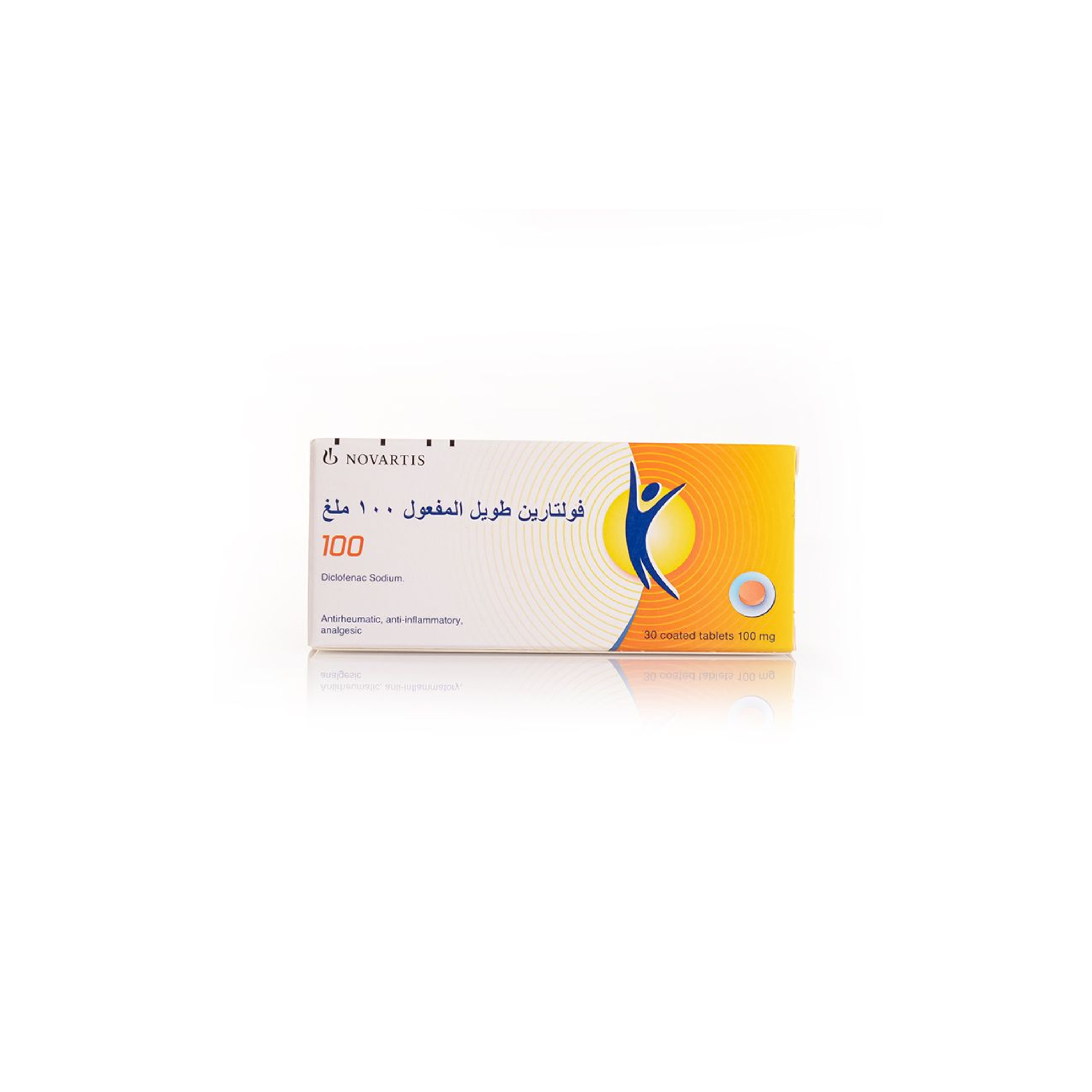 فولتارين 100 مجم طويل المفعول 30 اقراص
