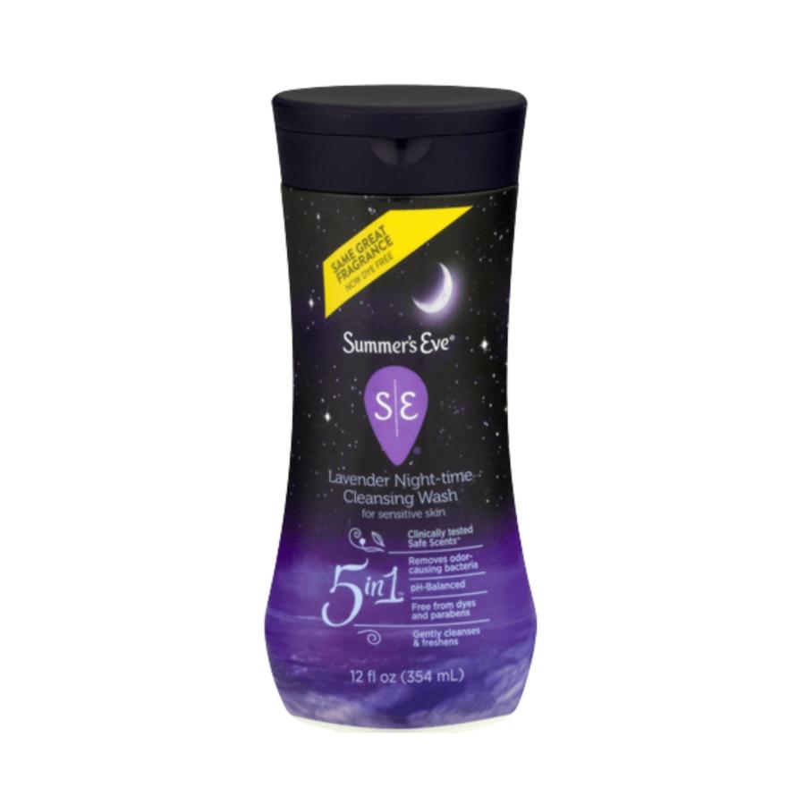 Summers Eve Lavender Night Time Cleansing Wash 354 ml (IMPORTED)