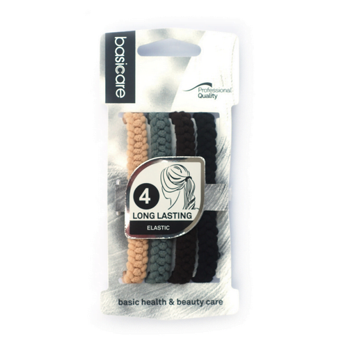 Basicare Mix Colorlong Lasting Elastic - Pack Of 4 3447