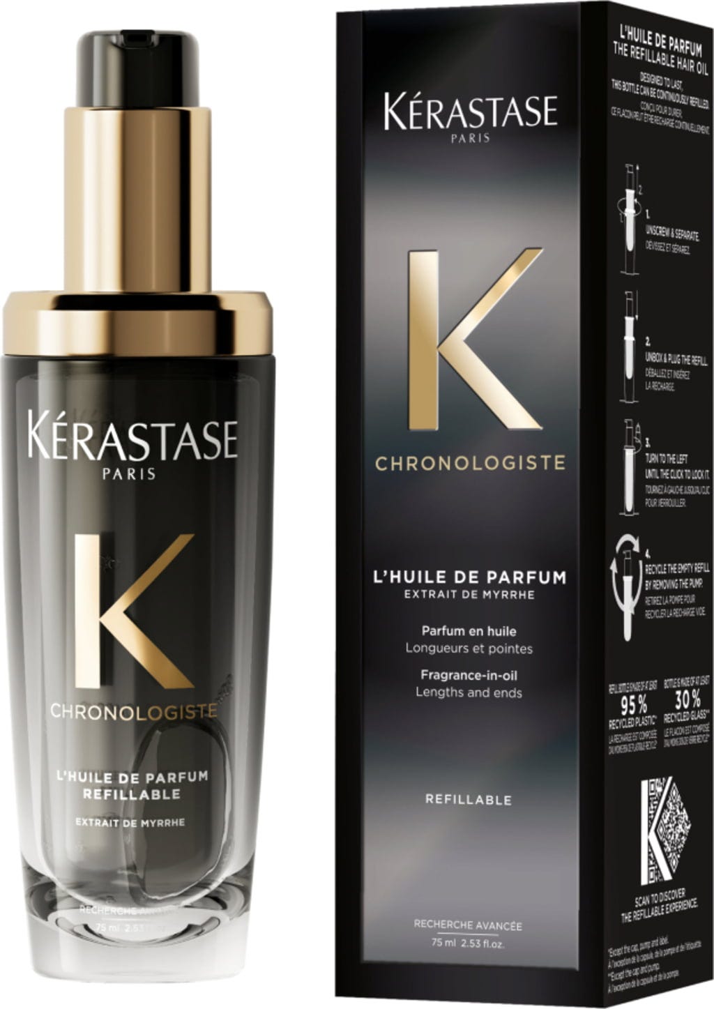 Kerstas Chronologist Aromatic Oil Hair Serum 75Ml