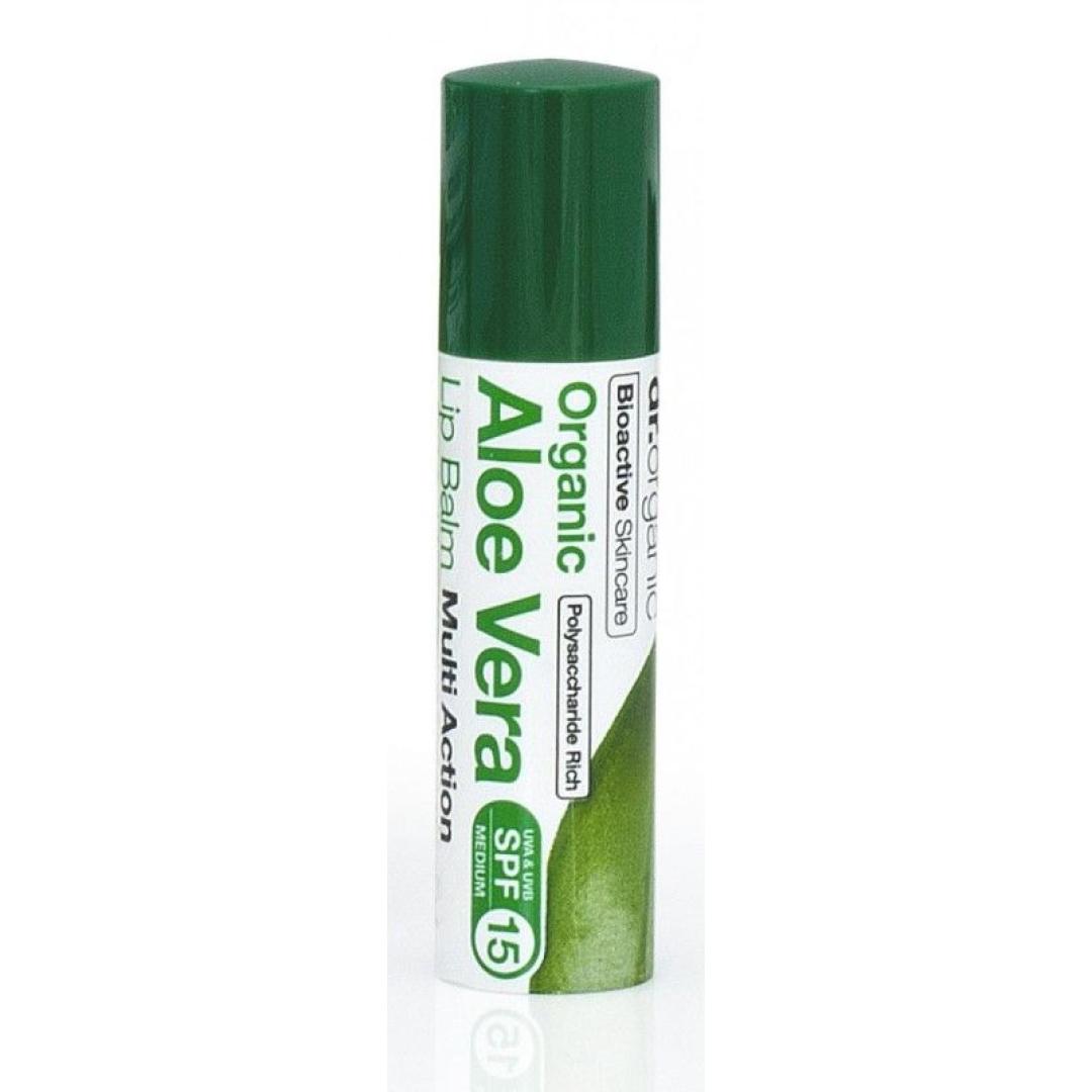 Dr Organic Aloe Vera Spf 15 Lip Balm 6 Ml