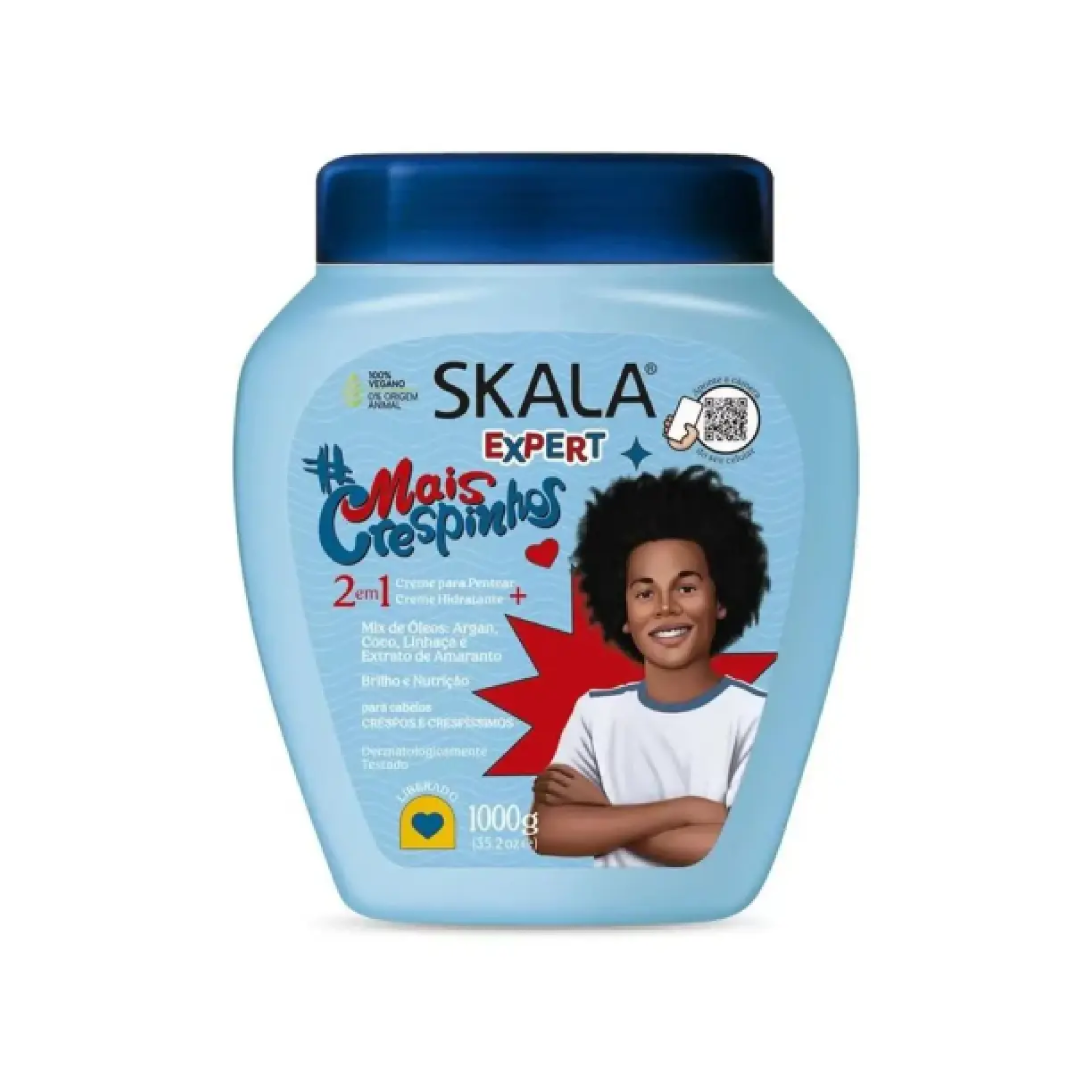 Skala Expert More Curls 2 In 1 Conditioning Treatment Cream 1000 G ( Imported )