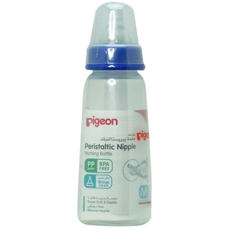 Pigeon Nursing Bottle Plastic 200 ml BPA Free Clear