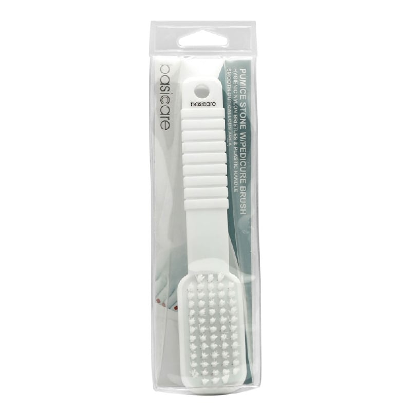 Basicare Pumice Stone W & Pedicure Brush 1142B