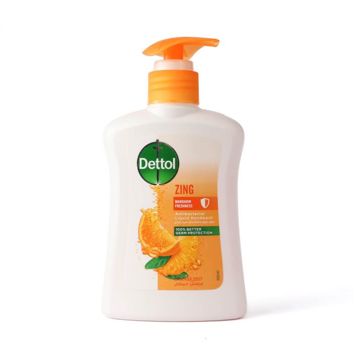 Dettol Zing Hand Wash Orange Zest (Pump) 200 ml