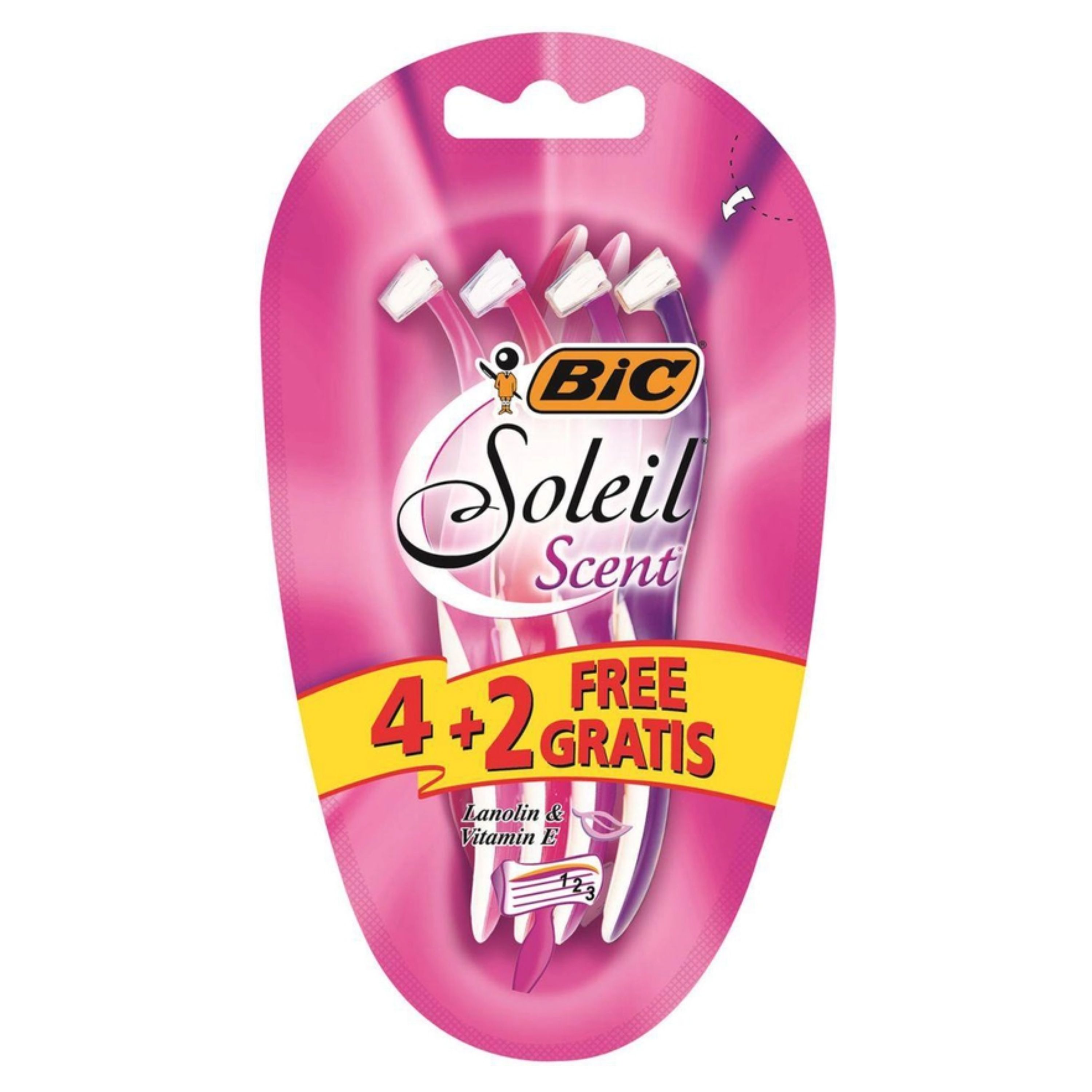 بيك سوليل سينت ماكينة حلاقة نسائي ( 4 + 2 مجانا )