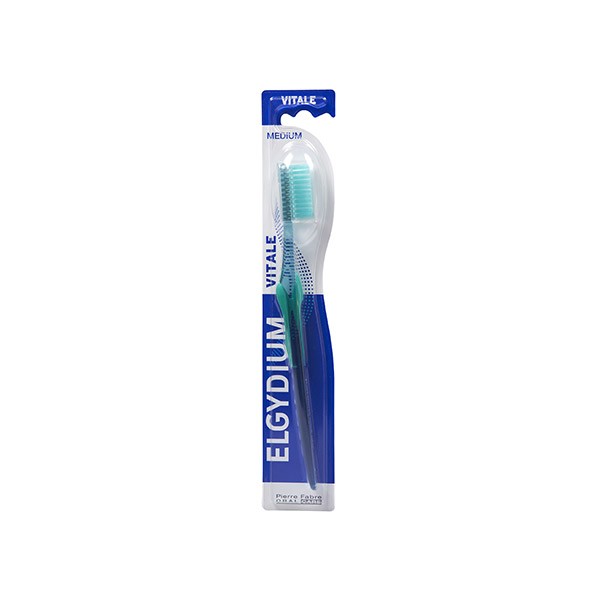 Elgydium Vitale Toothbrush ( M ) With Cover 1 Pcs