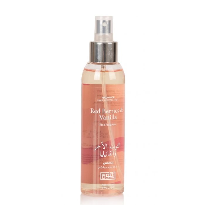 ريديانس   معطر التوت الأحمر والفانيليا  للشعر والجسم ١٥٠ مل