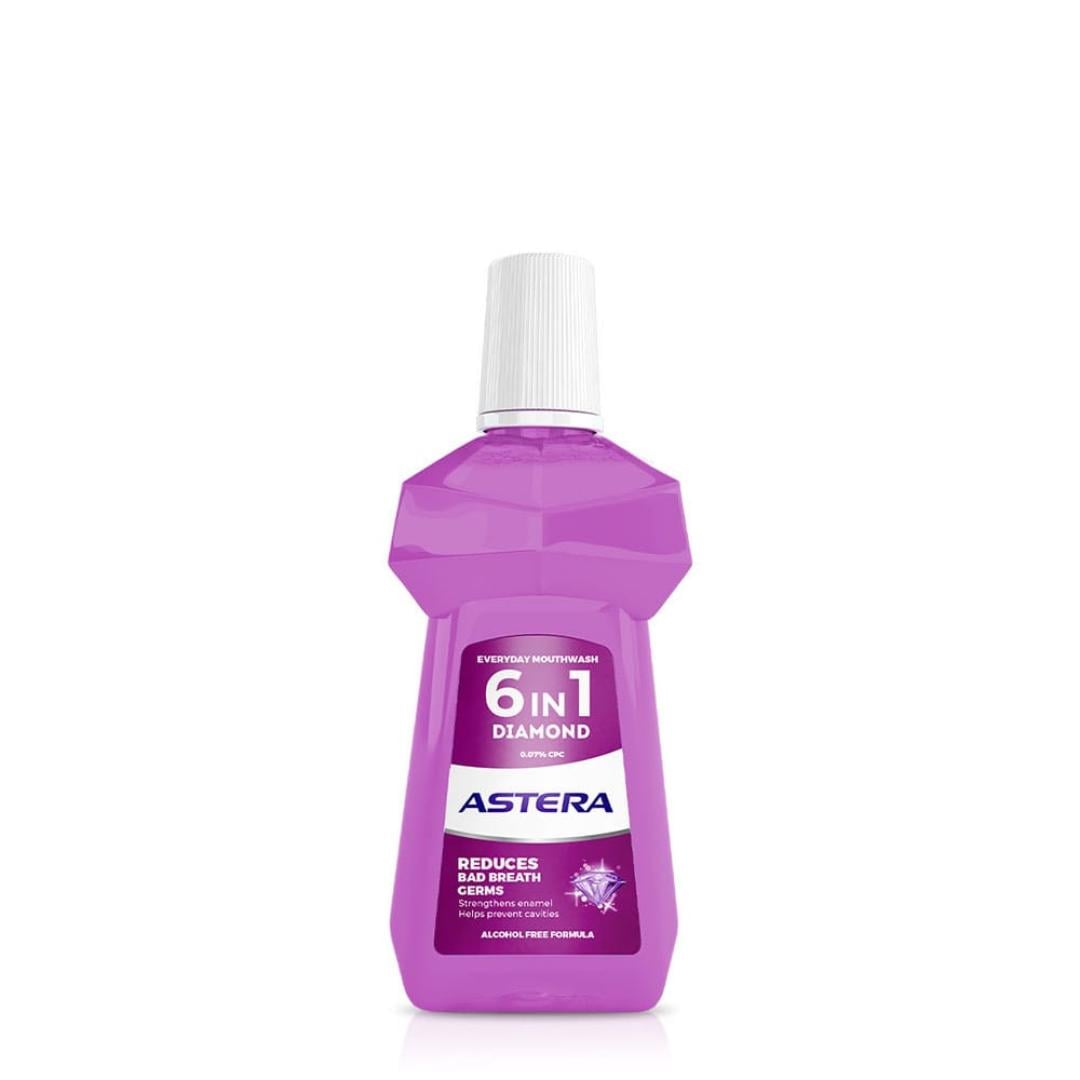 Astera Diamond 6 In 1 Mouth Wash 300 Ml