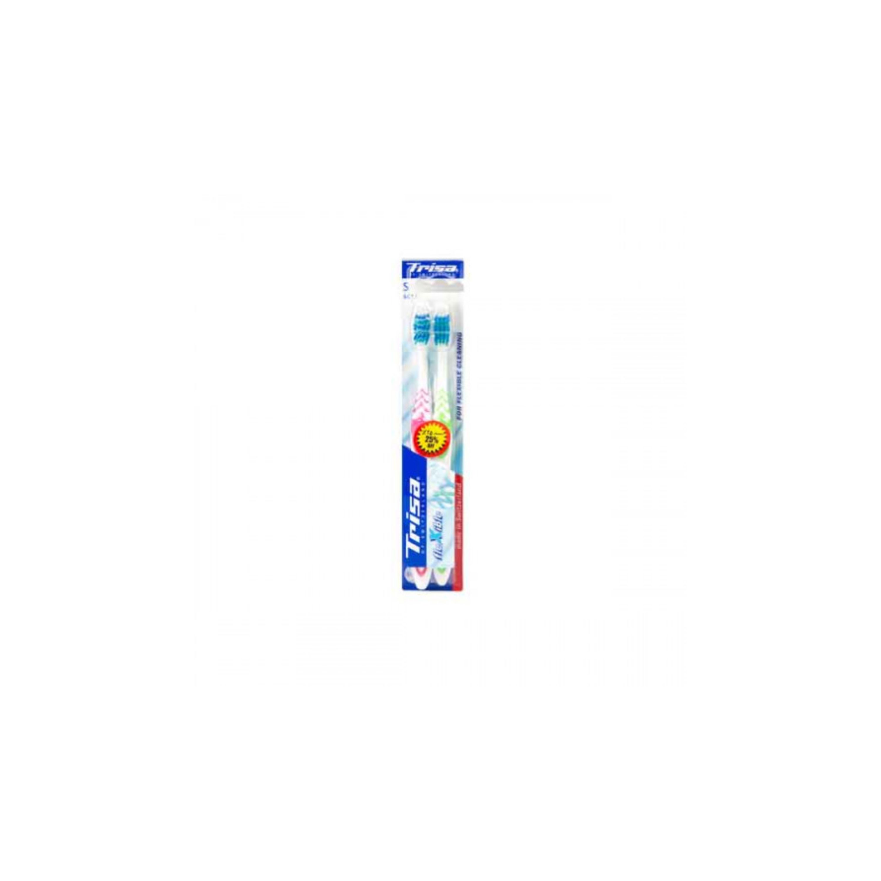 Trisa Flexible Head Soft Toothbrush 2 Pieces