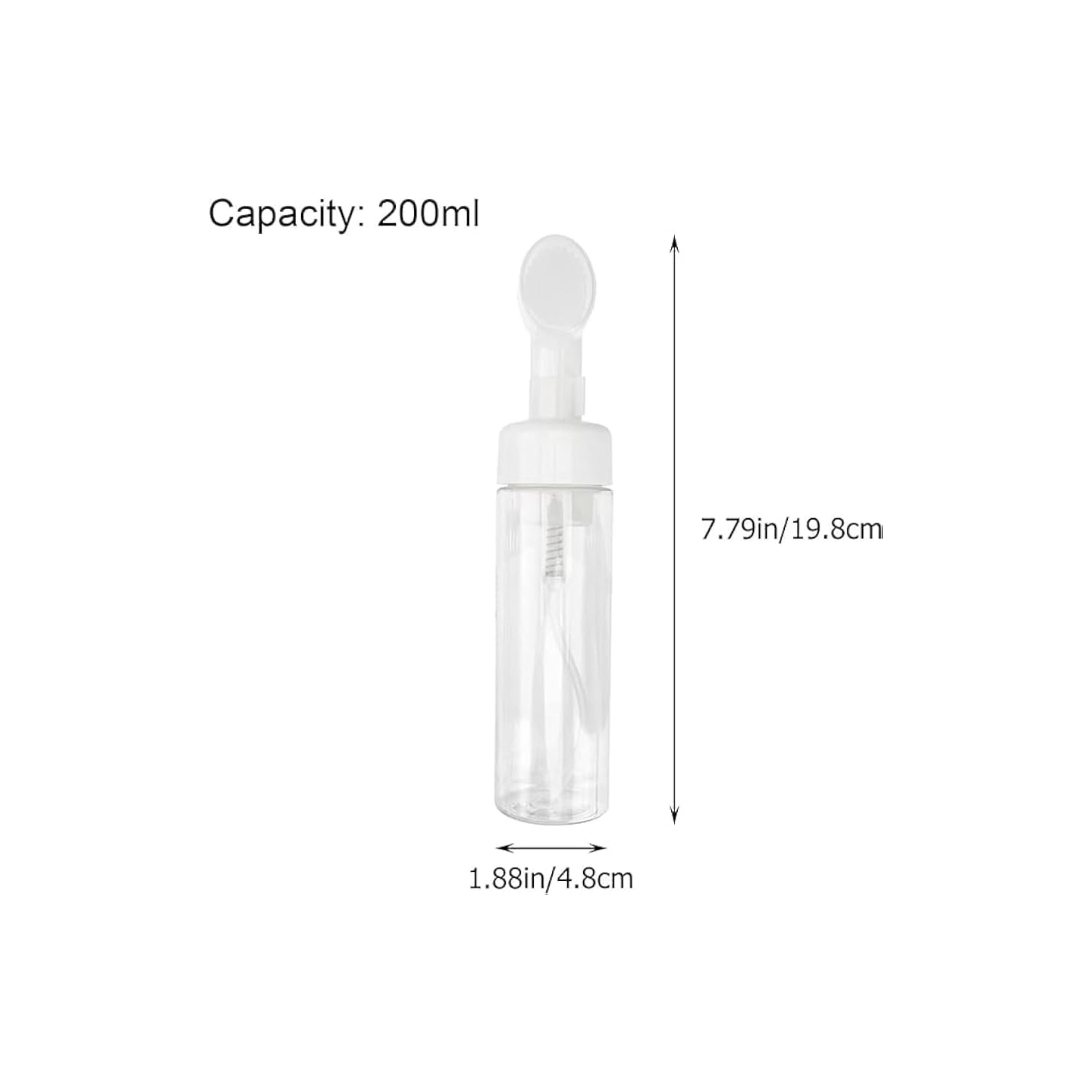 Clear Plastic Foam Bottle No . 5866