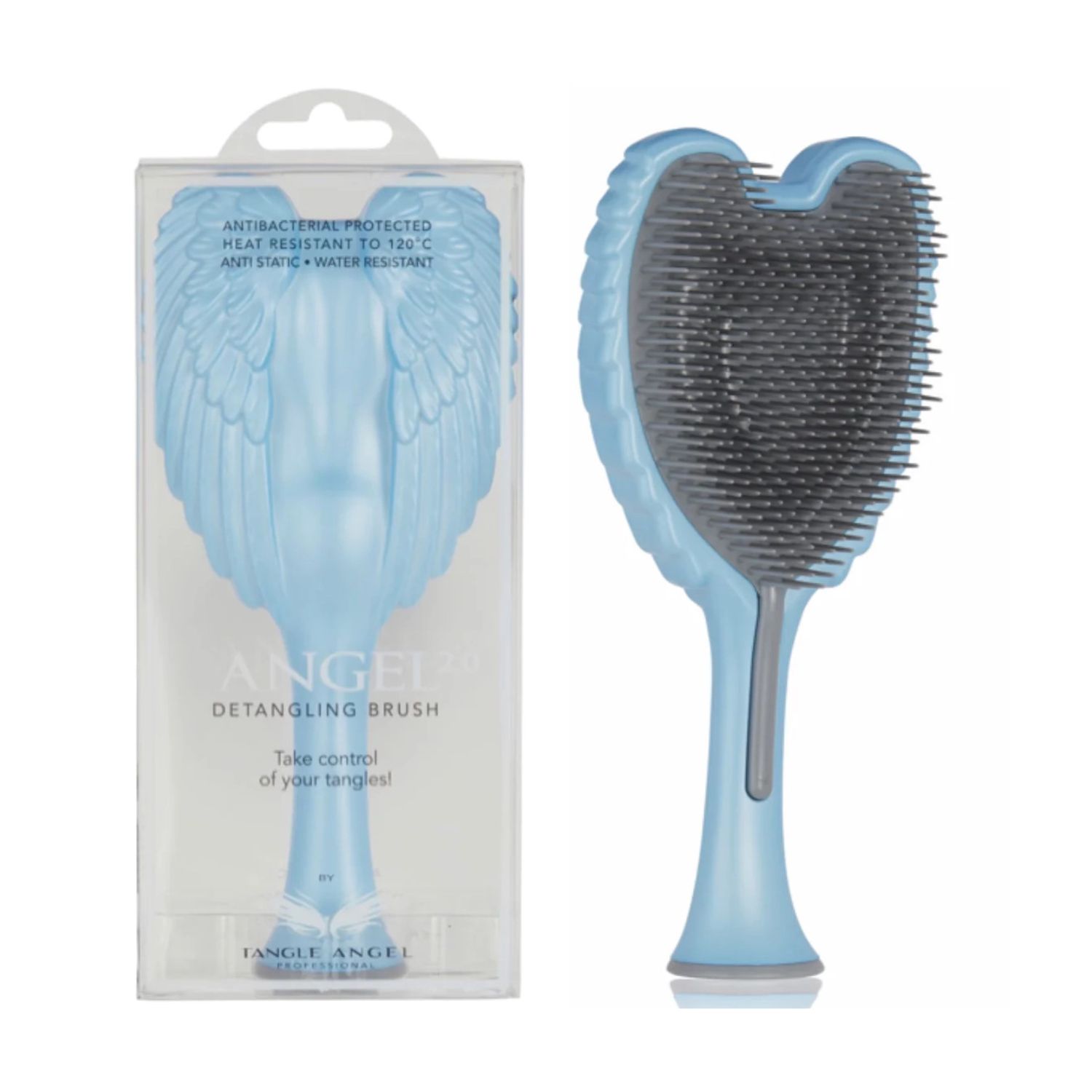 Angel Tangle Blue Hair Brush Matt