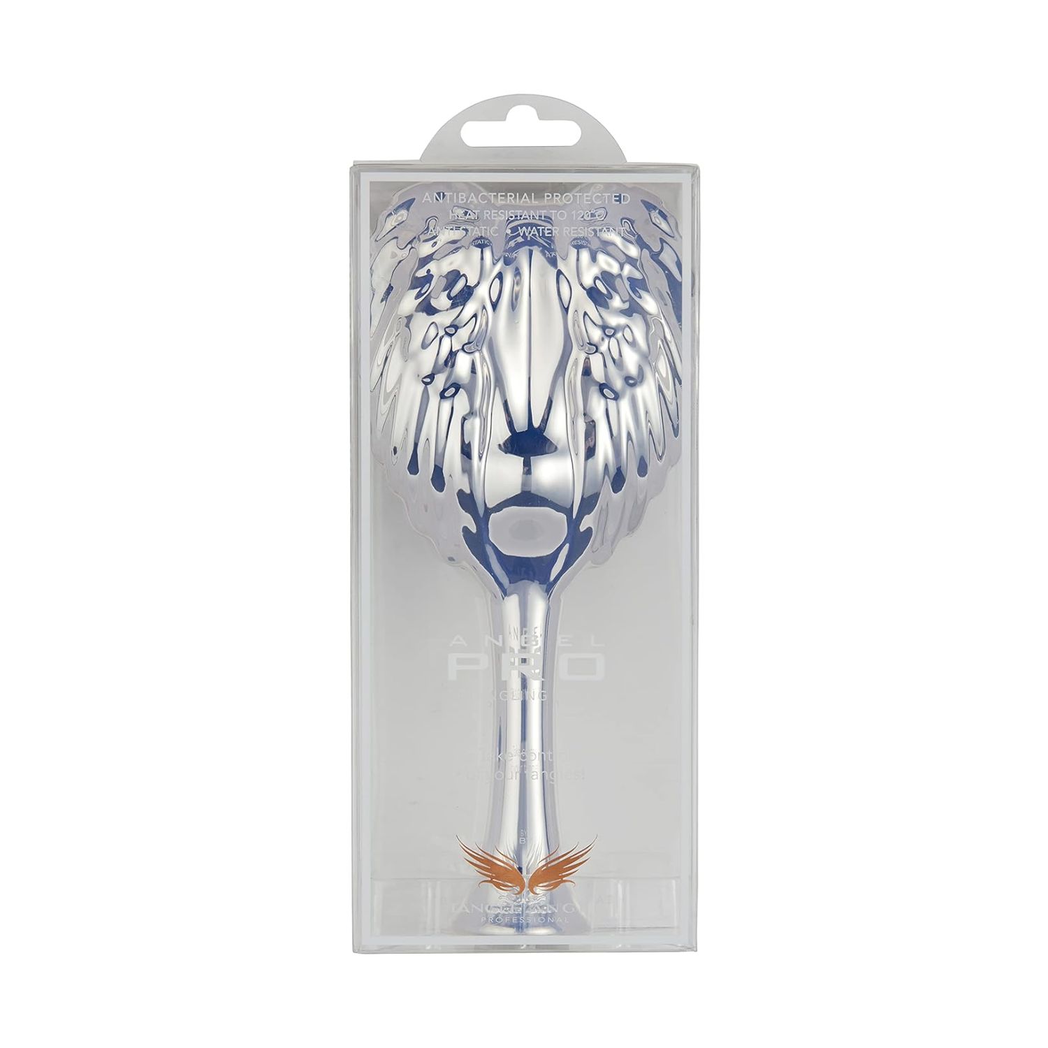 تانجل أنجل بروفيشنال فرشاة شعر كبيرة كروم أبيض