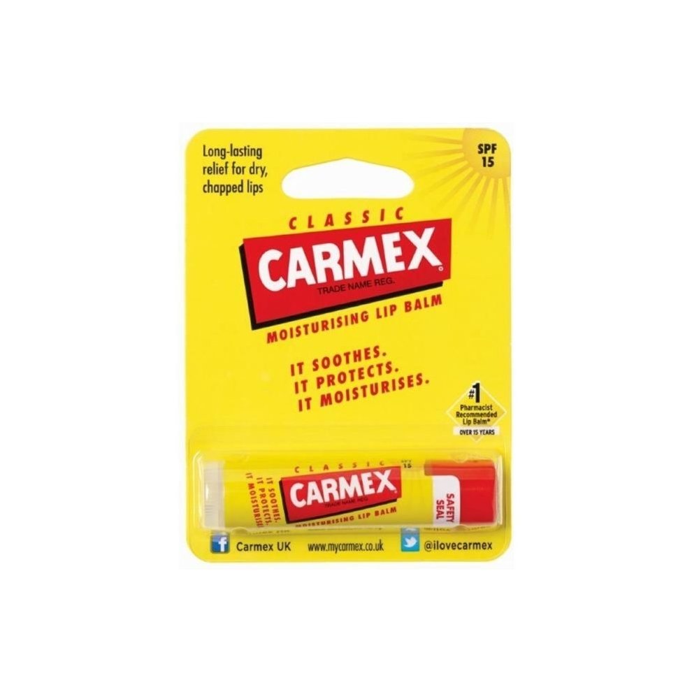 Carmex Classic Lip Balm Spf 15 Tube 4.25 G