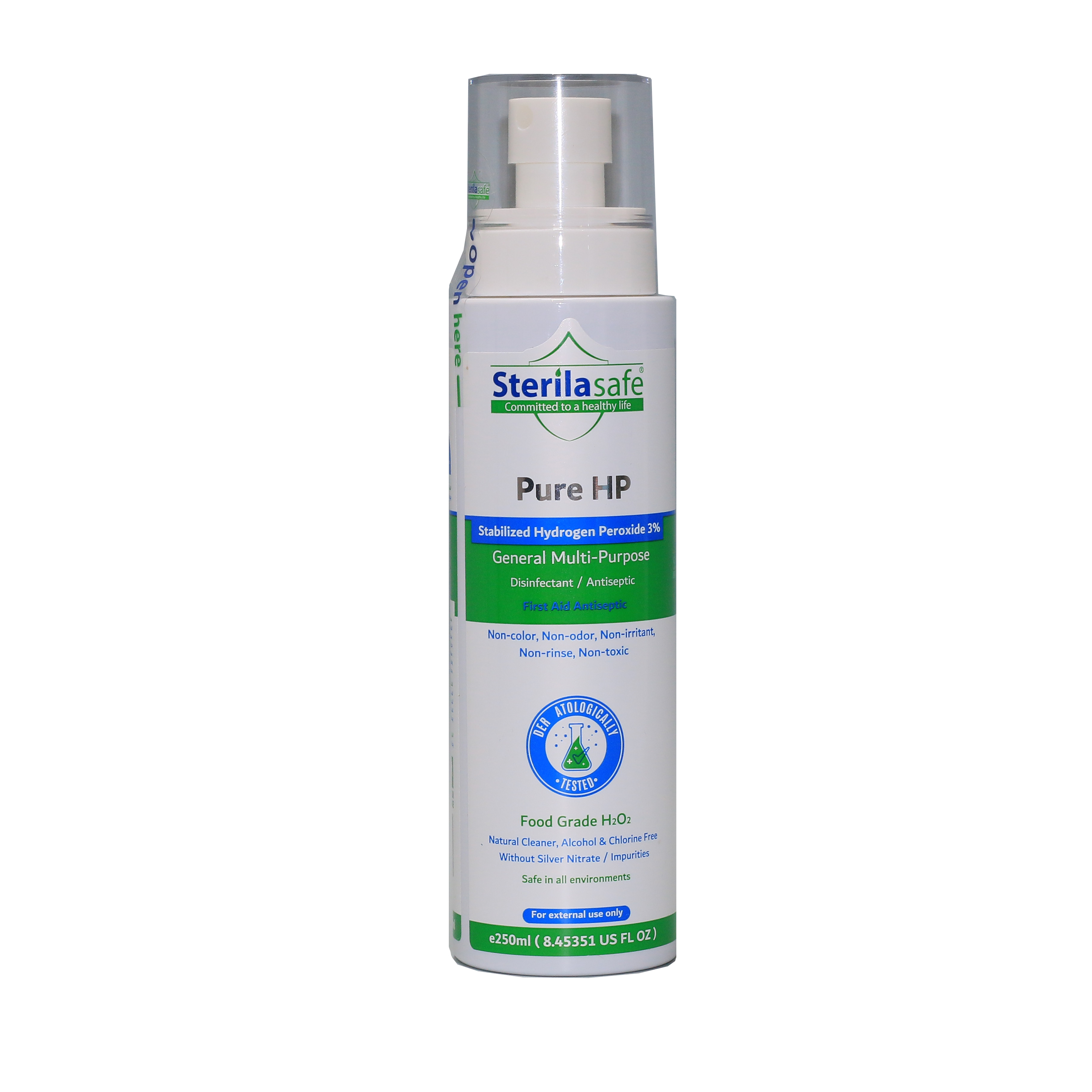 Sterilasafe Stabilized Hydrogen Peroxide 3% - 250 Ml