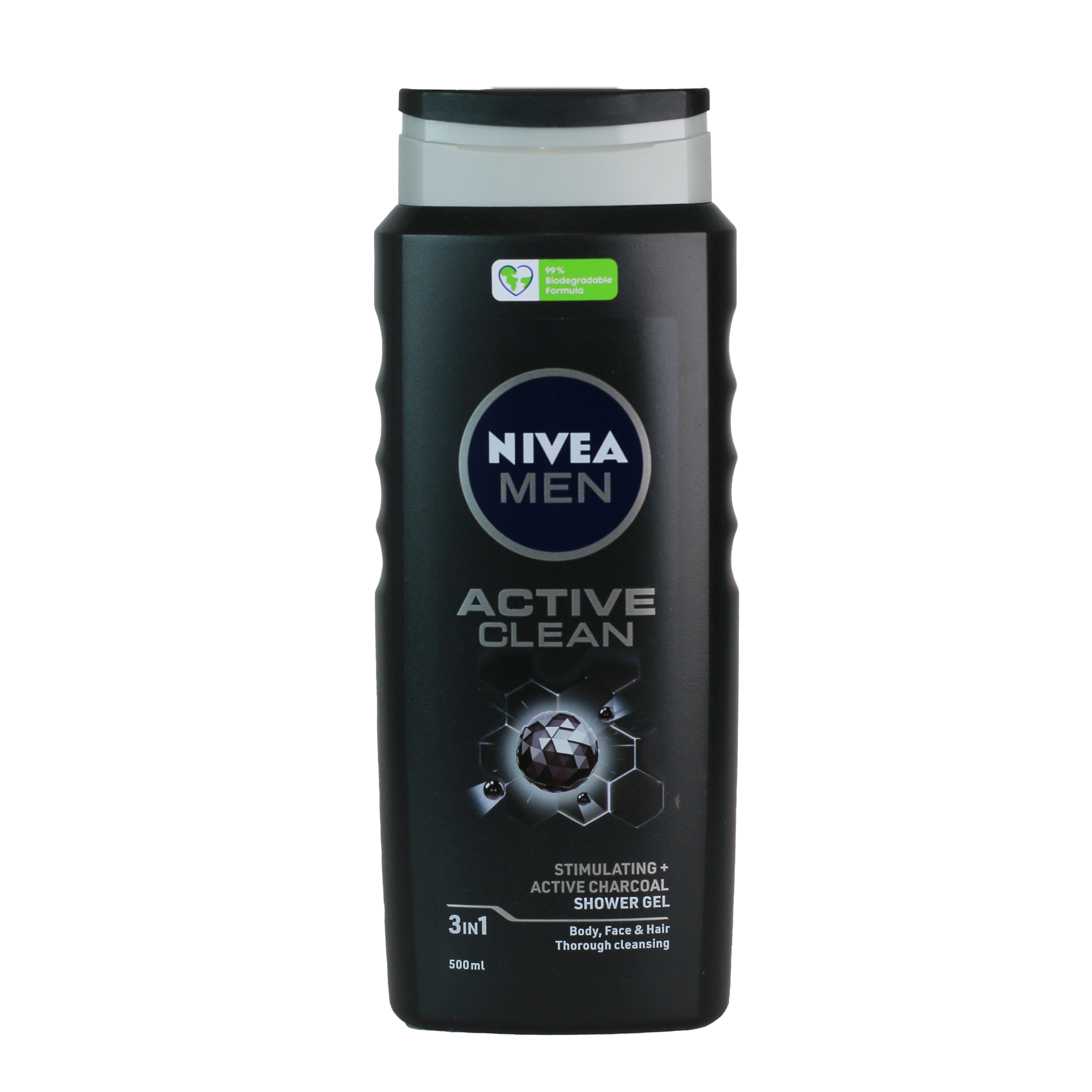 Nivea Shower Gel Active Clean For Men 500 ml