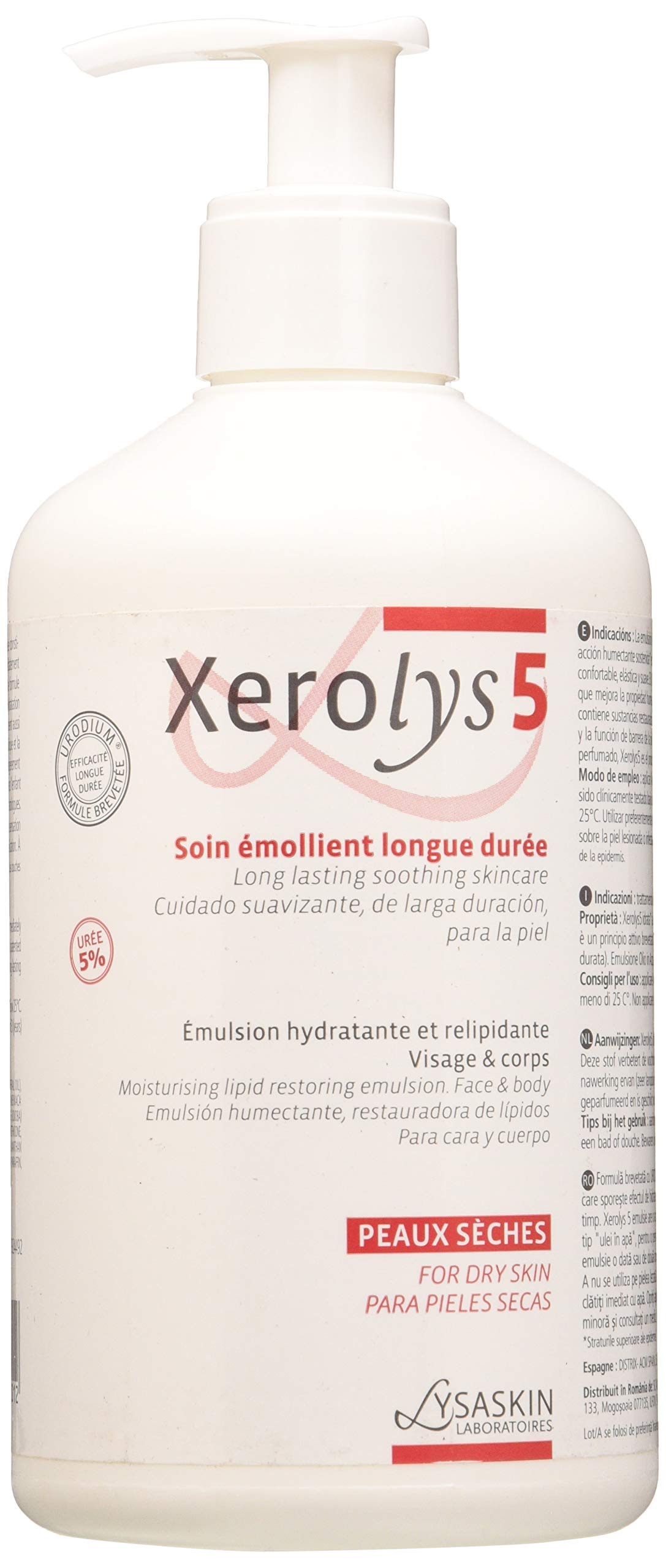 Lisskin Zeroize 5 Moisturizing Cream For Dry Skin, Suitable For Face & Body 500 Ml