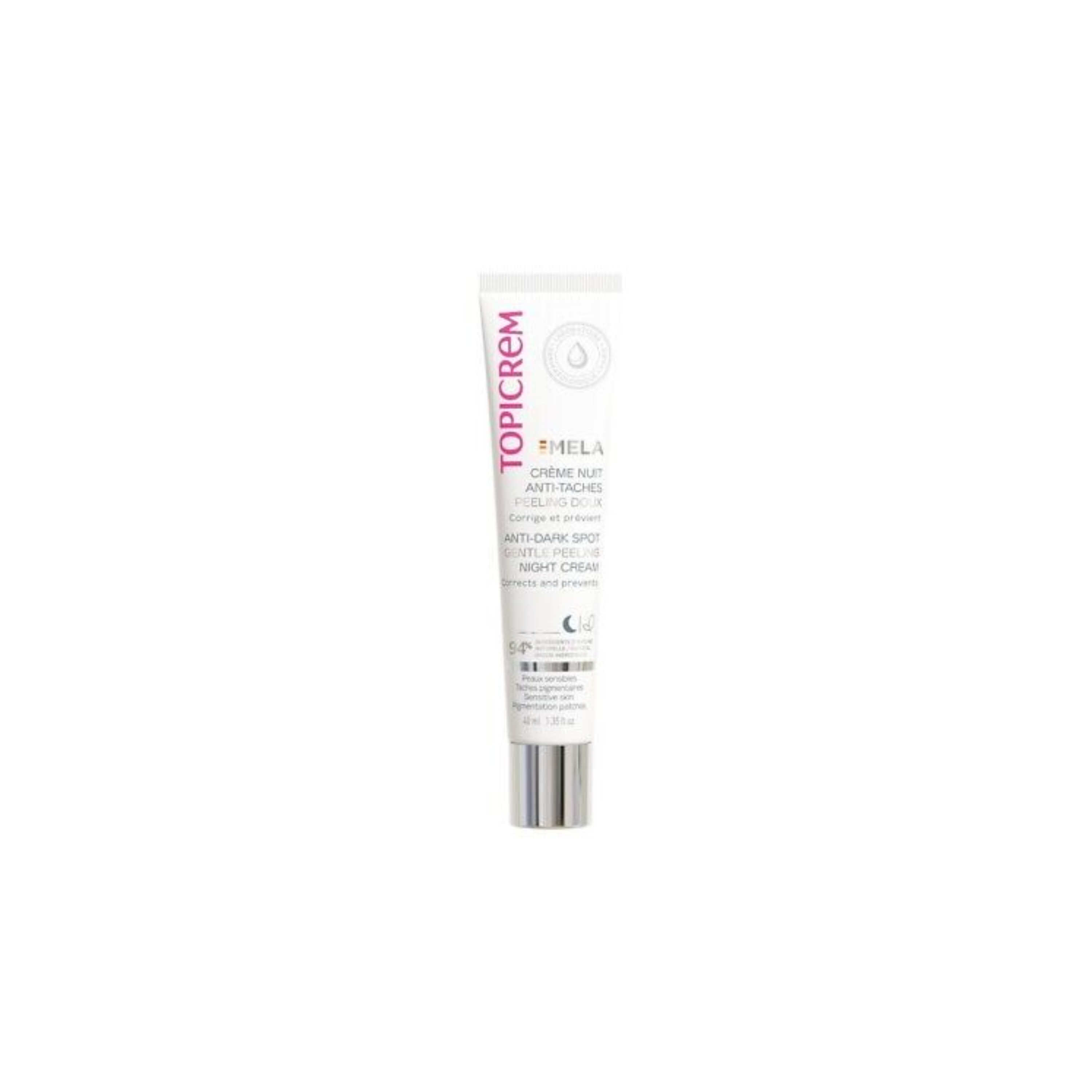 Topicrem Mela Anti-Dark Spot Gentle Peeling Night Cream 40 Ml