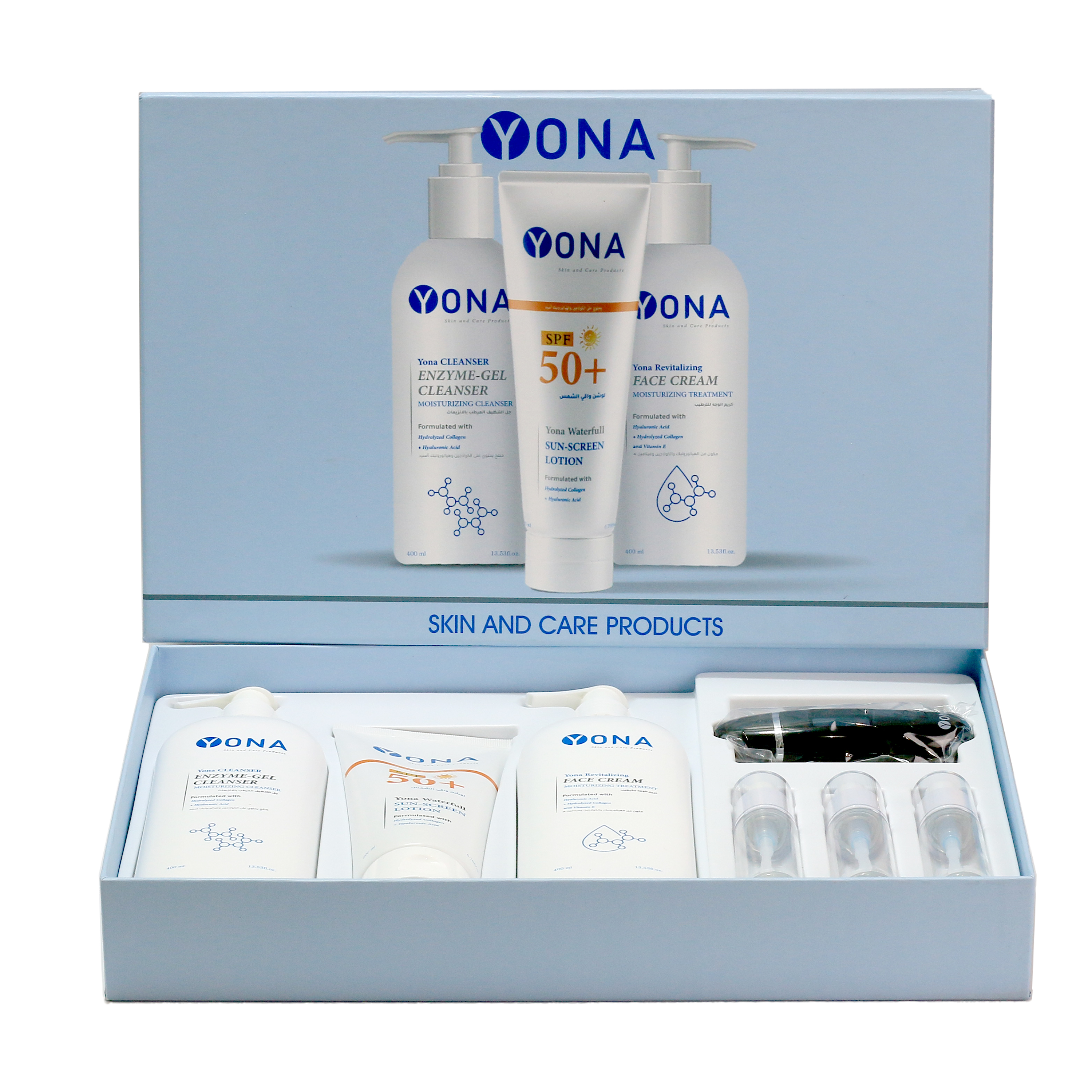 Yona Korean Kit 24 Hours ( Moisturizing/Cleansing/Protecting)