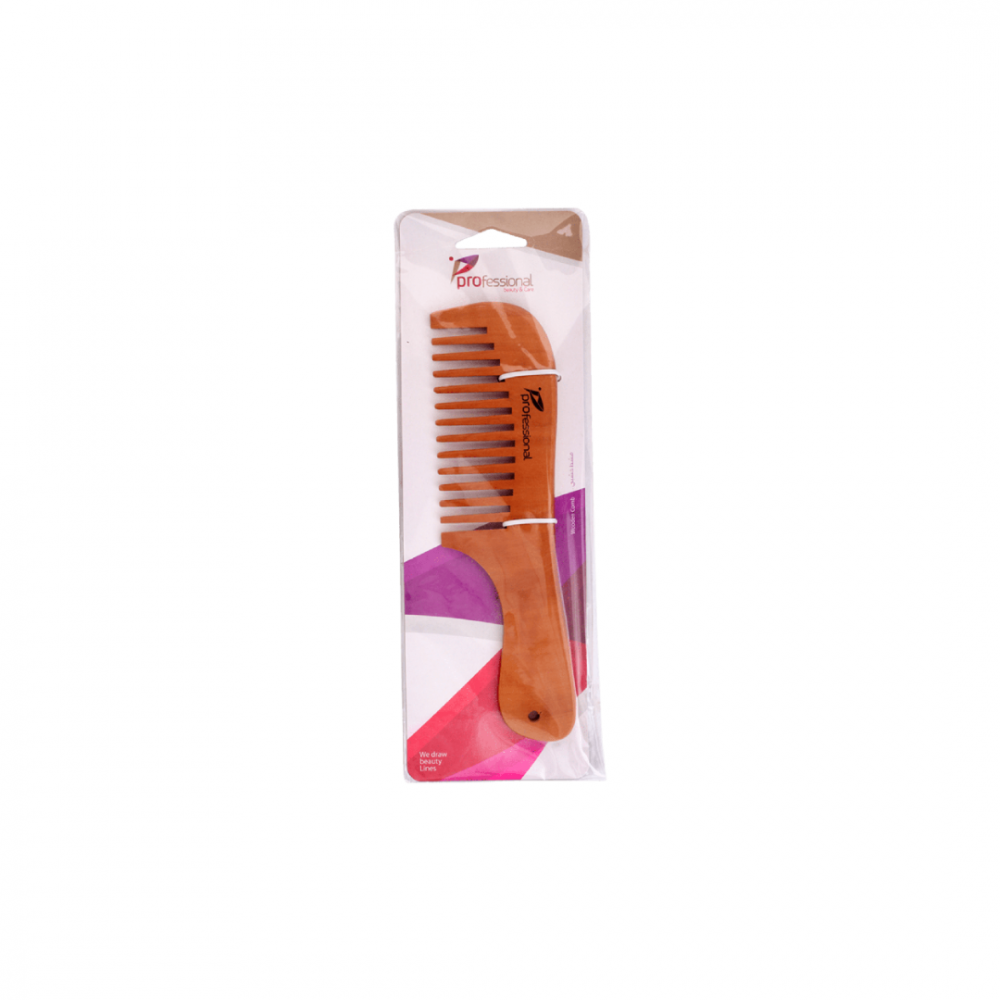 Professional Wooden Comb With Handle Remove Hair Tangle