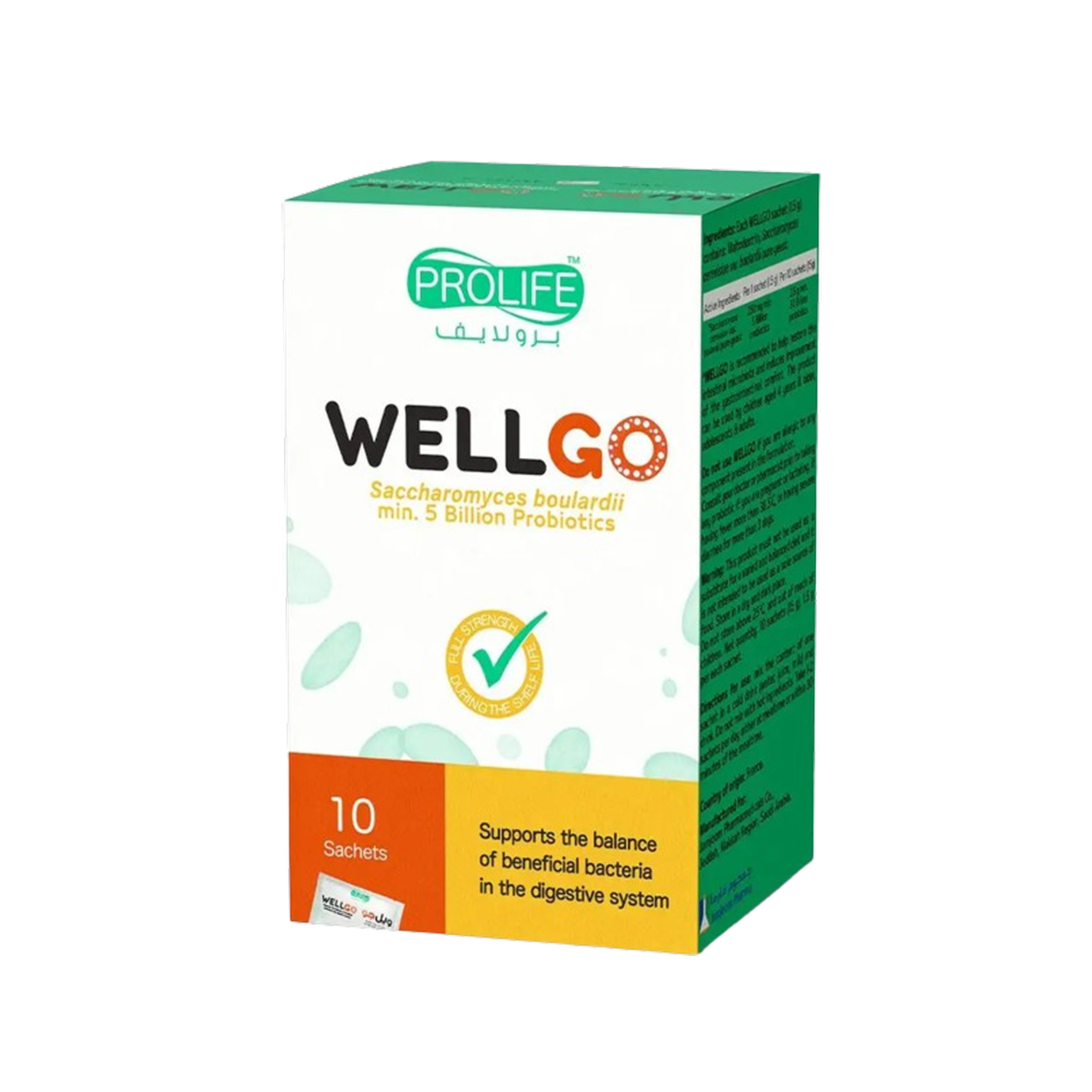 Prolife Wellgo 250 Mg 10 Sachets