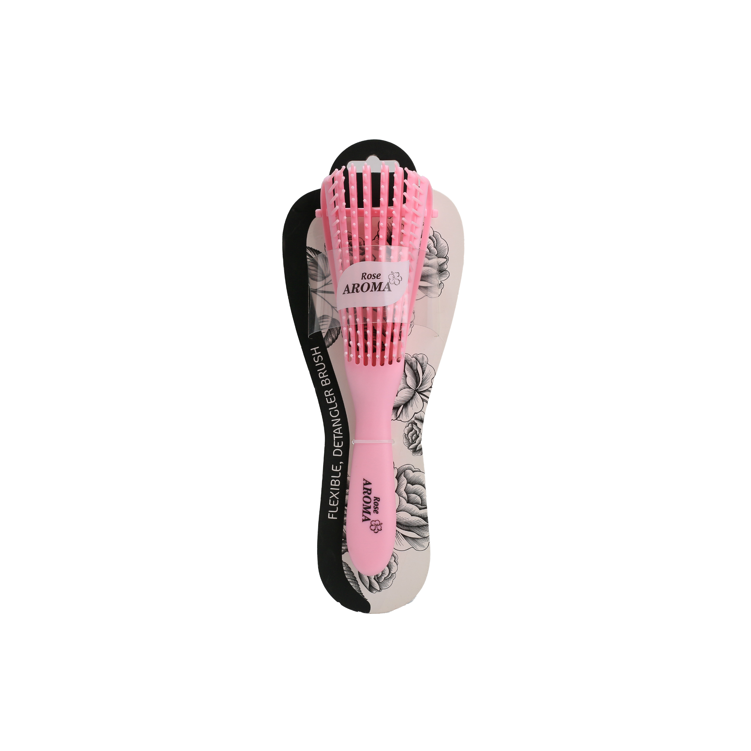 Rose Aroma Hair Brush Flexible & Detangler No. 4746