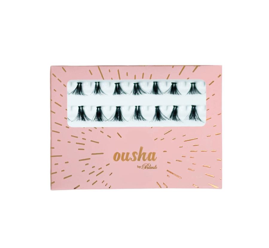 Ousha Natural Eyelashes Double Individule No 3