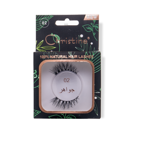 Christine natural hair eye lashes NO. 2