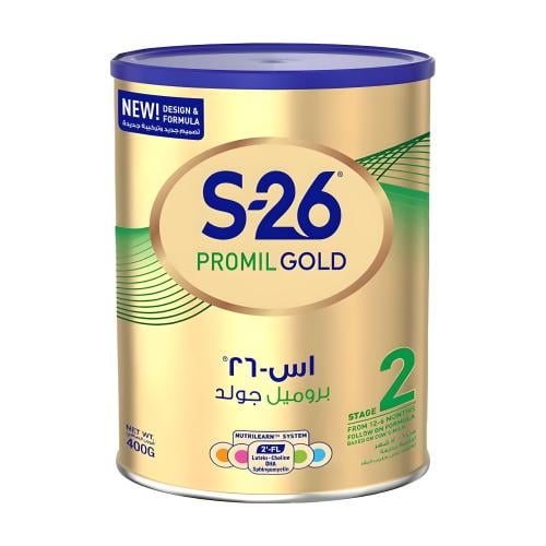 إس - 26 حليب اطفال جولد المرحلة (2) 400 جم