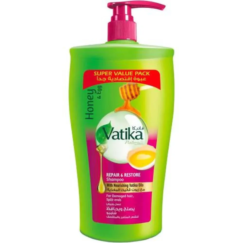 Dabur Vatika Shampoo Repair & Restore With Honey & Egg 1000ml