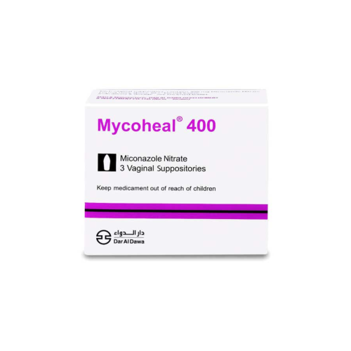 مايكوهيل 400 مجم 3 تحاميل مهبليه