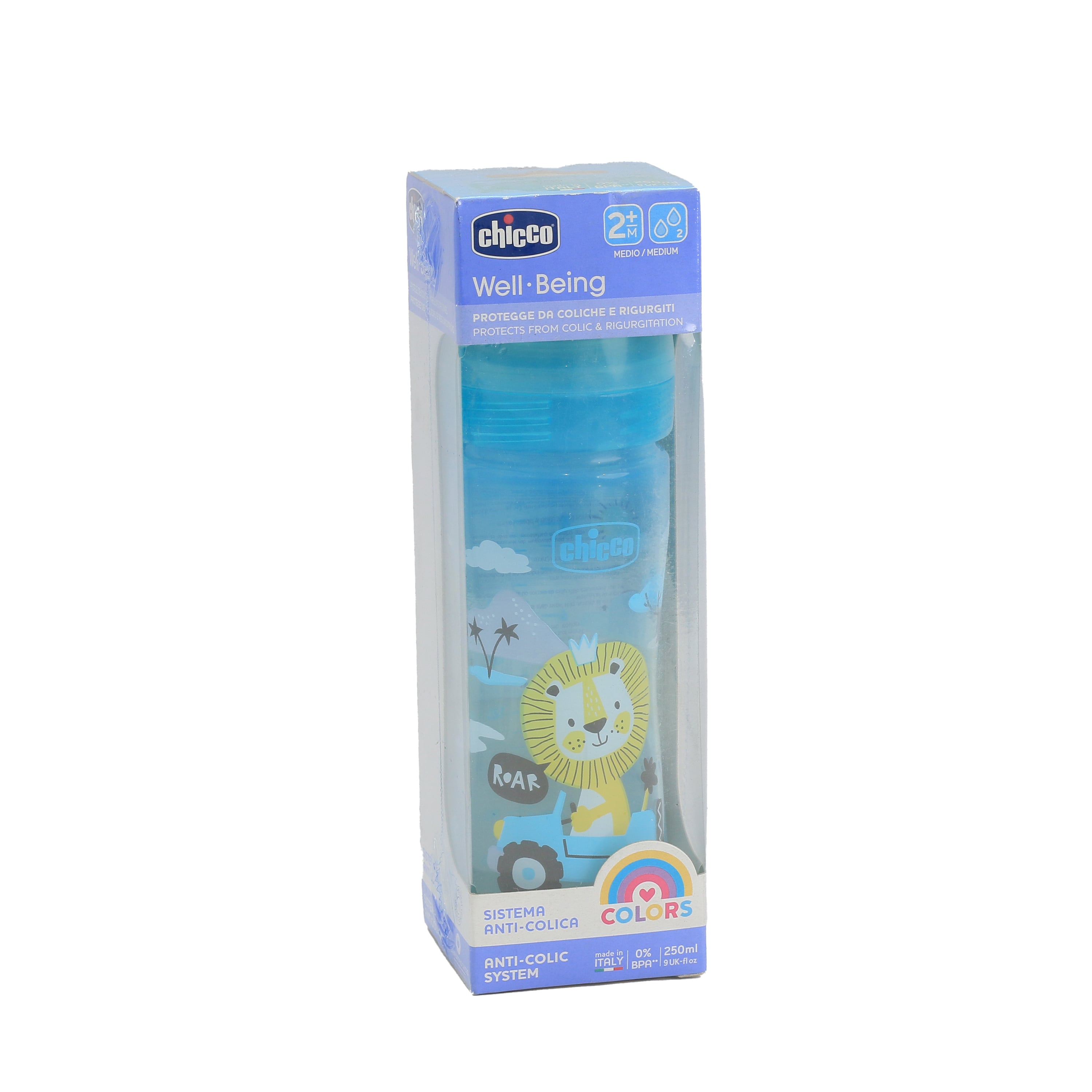 Chicco Bottle Wb Pp Boy Medium Flow 250 Ml