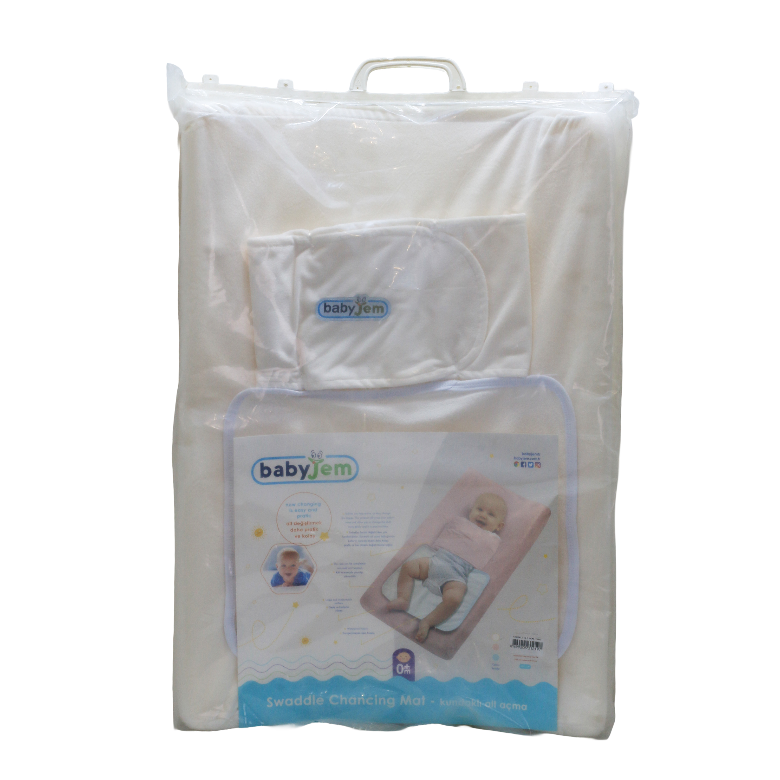 Babyjem Swaddle Chancing Mat Ecru