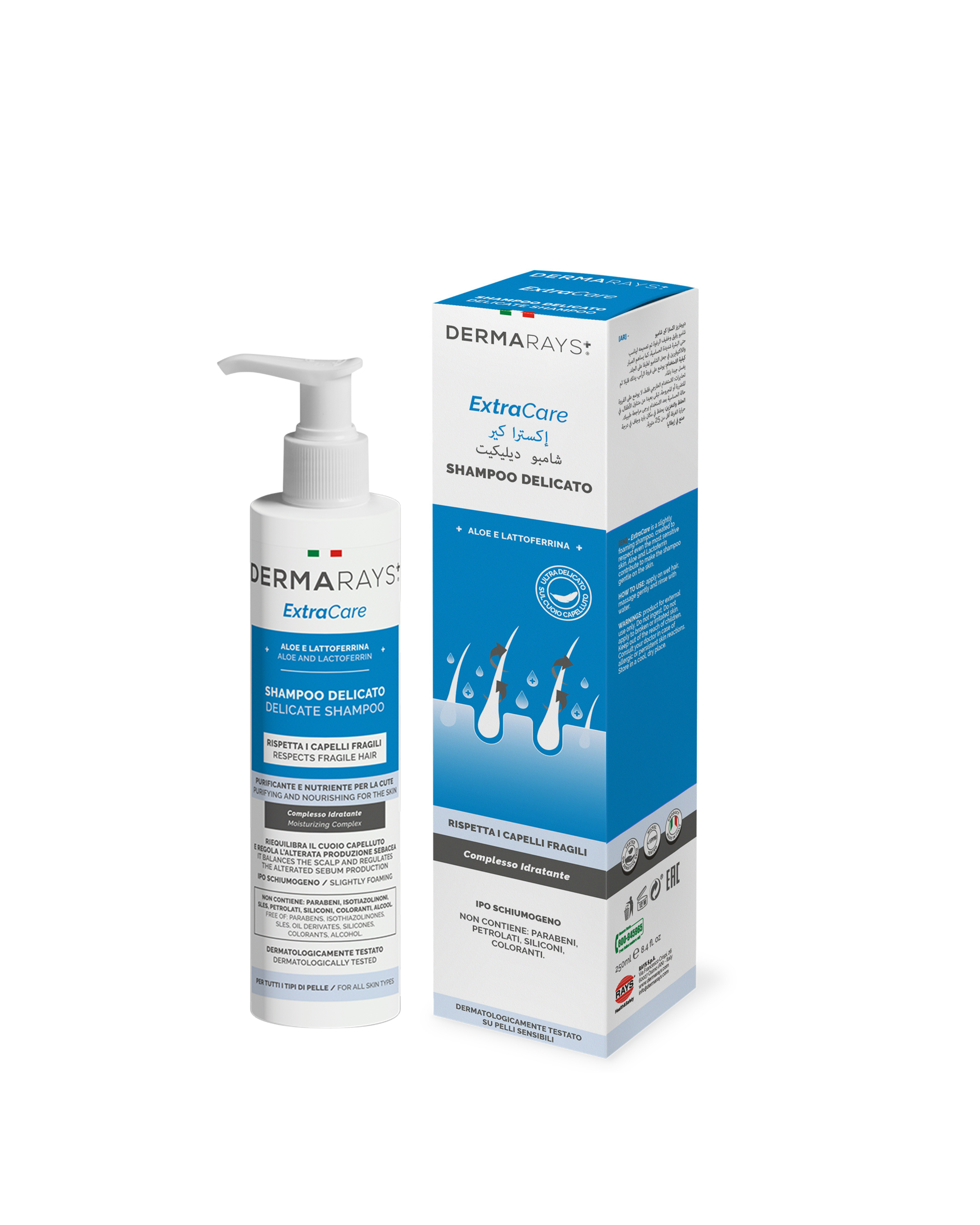 Dermarays Shampoo Extracare Delicate 250 Ml
