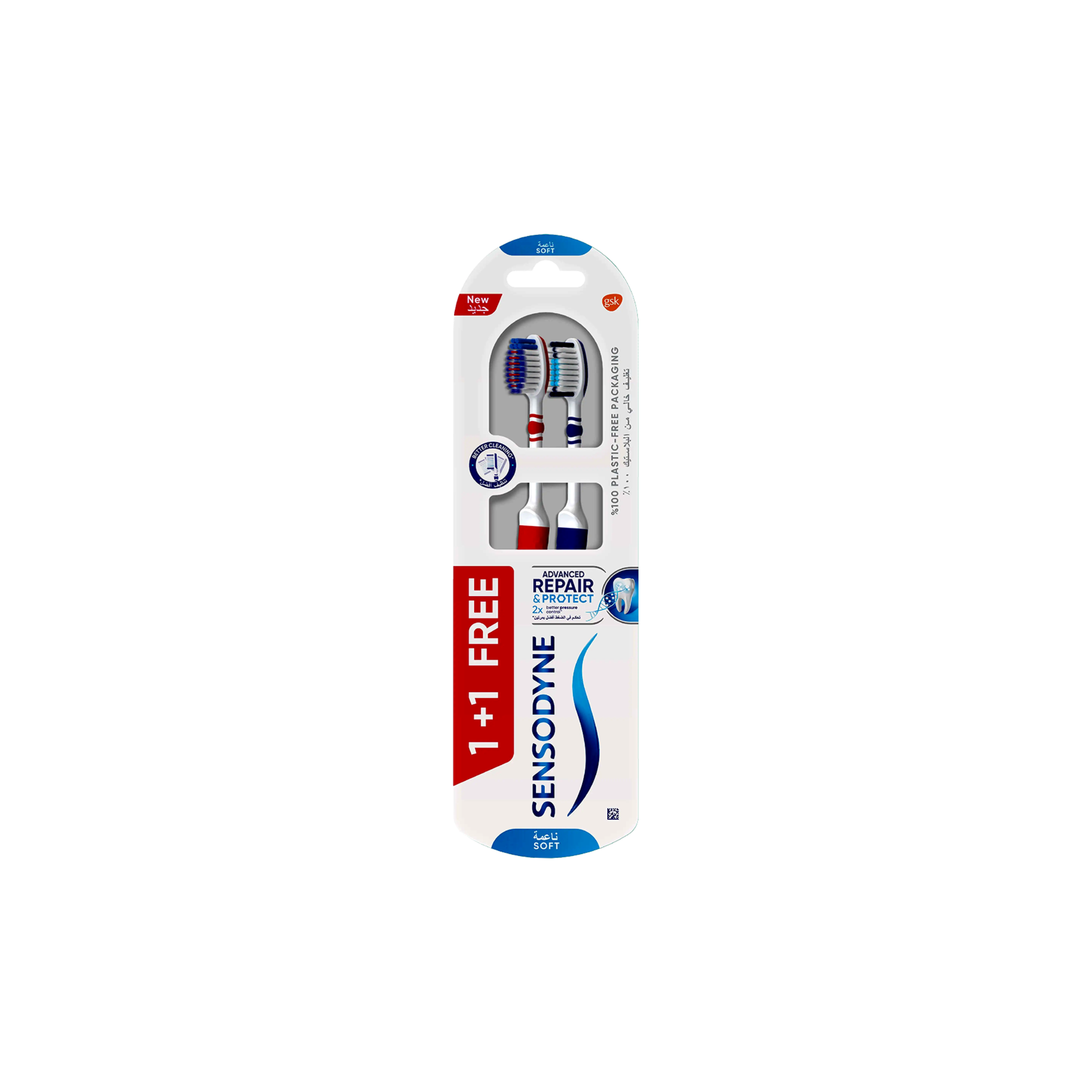 Sensodyne Repair & Protect Toothbrush Soft 1+1