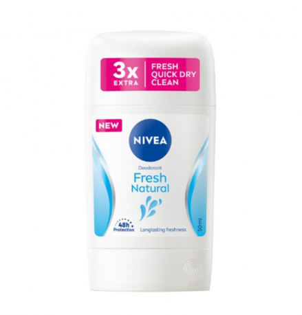 Nivea Fresh Natural 48H Deodrant Stick 50 Ml