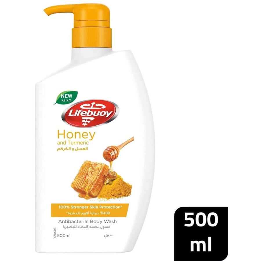 Lifebuoy Body Wash Honey & Turmeric 500 Ml