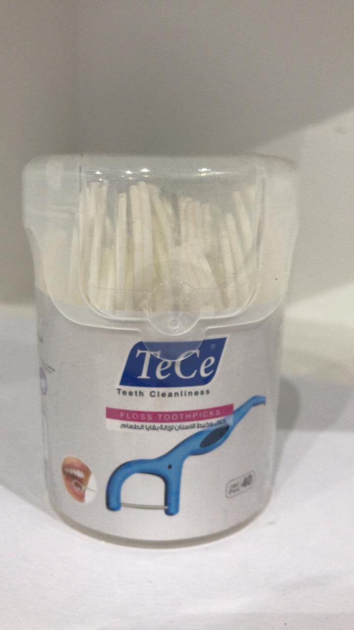 Tece Plastic Floss Toothpicks 40PCs 2801