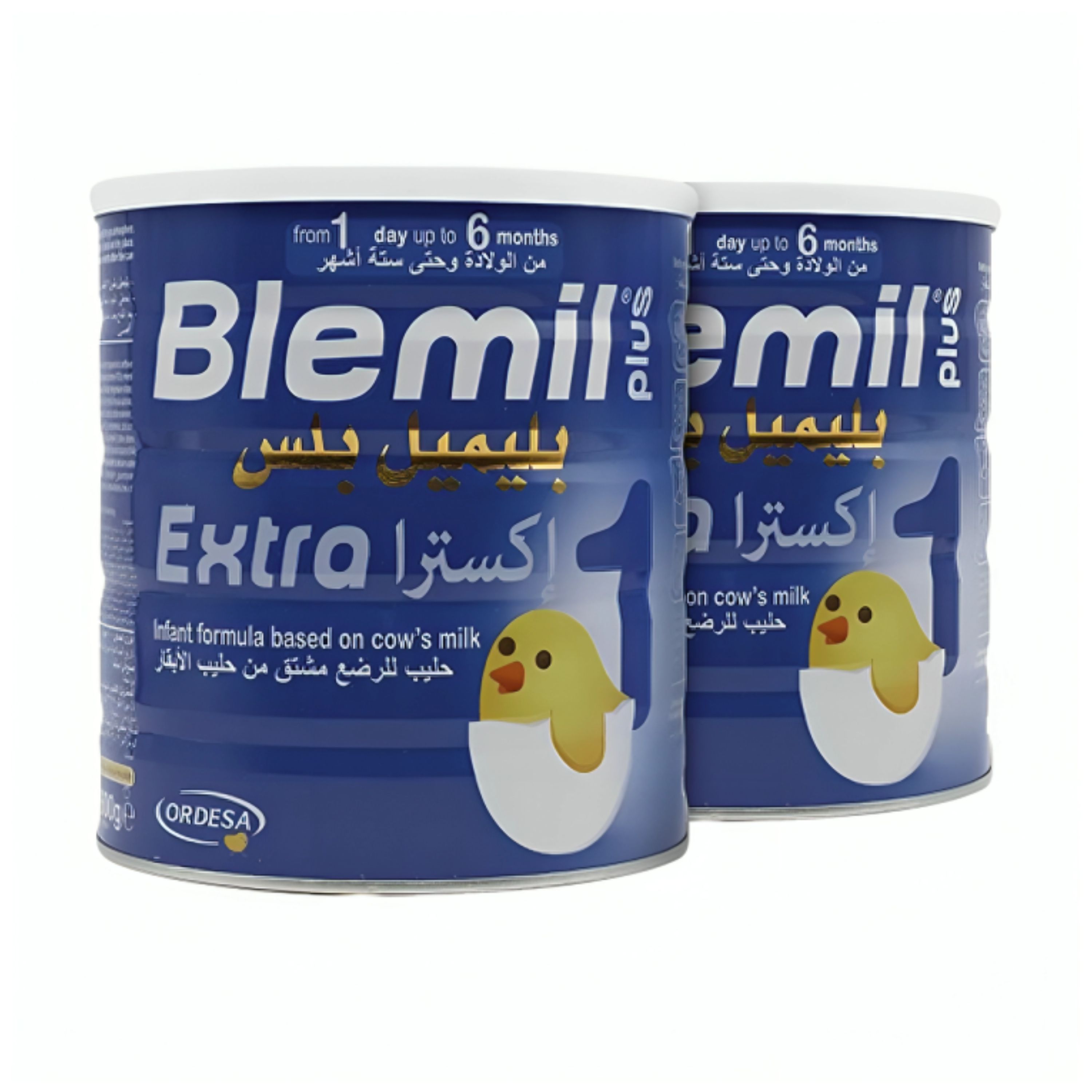 Blemil Plus Extra ( 1 ) Milk Formula Pack Of Two 2*600 G