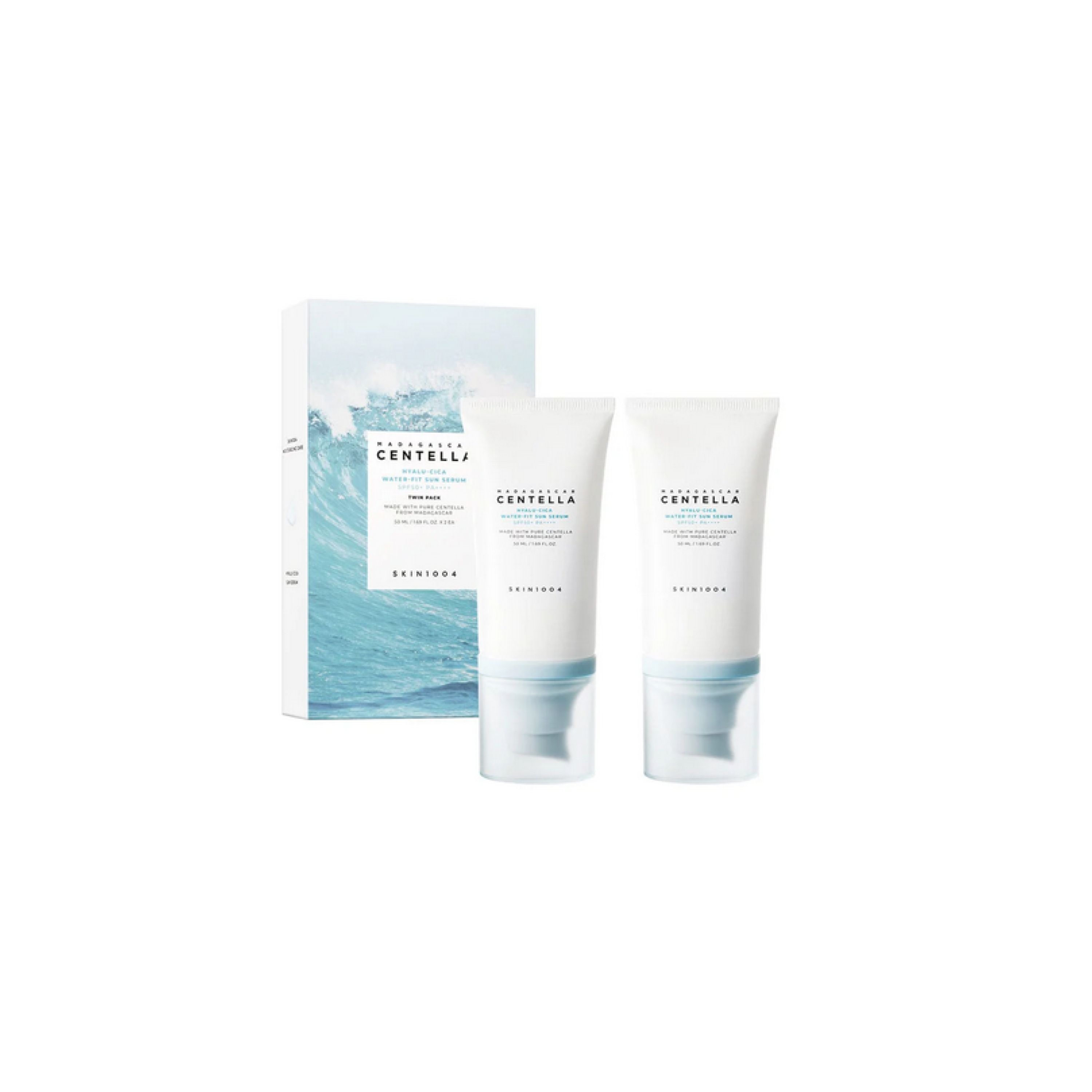 Skin1004 Centella Hyalu-Cica Water-Fit Sun Serum Twin Pack (50Ml*2) (Imported)
