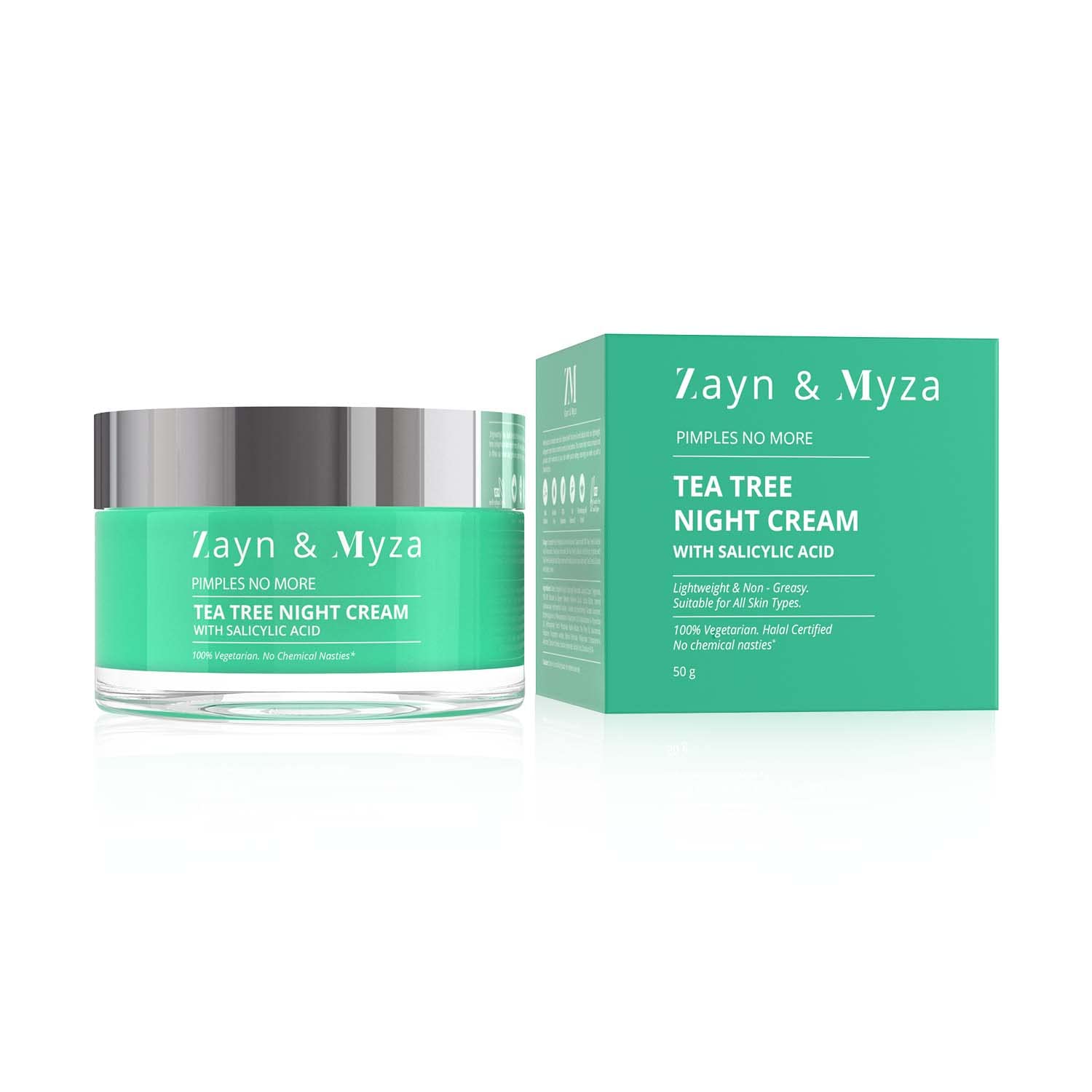 ZM Tea Tree & Salicylic Acid Night Cream 50 Ml