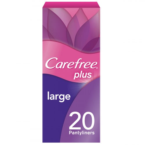 Carefree Panty Liners, Cotton Feel, Fresh Fragrance, Pack of 56 + 20 Free  Pads - جملة الصيدليات اي براند