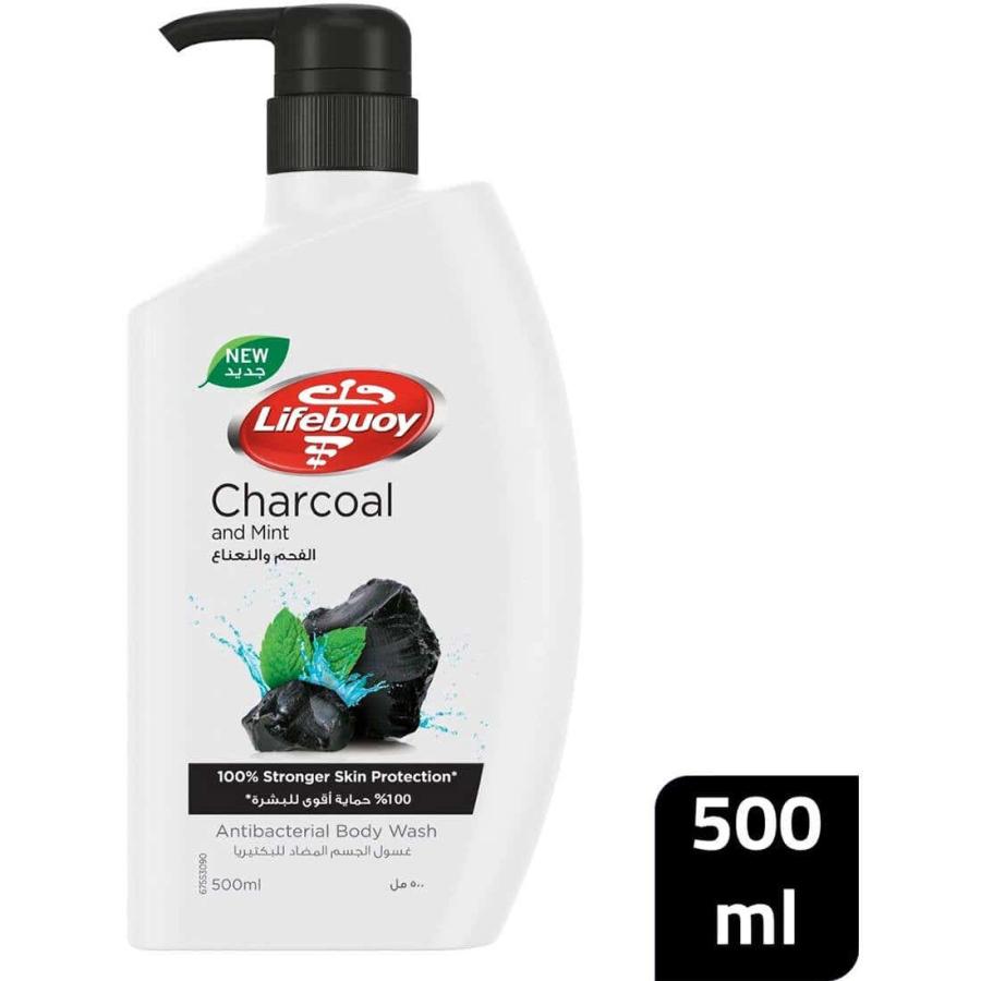 Lifebuoy Body Wash Charcoal & Mint 500 Ml