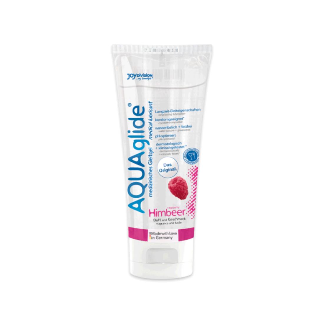 Aquaglide Flavored Lubricant Raspberry 100 Ml