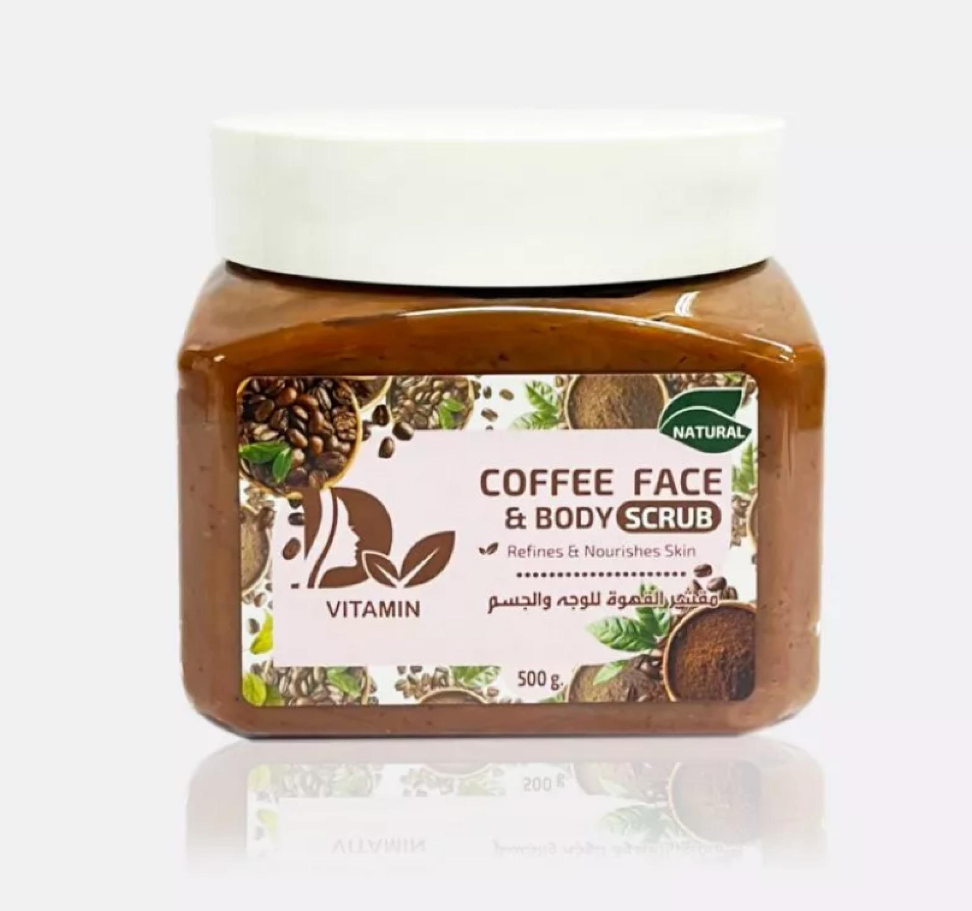 Vitamin Coffe Face And Body Scrub 500 Gm