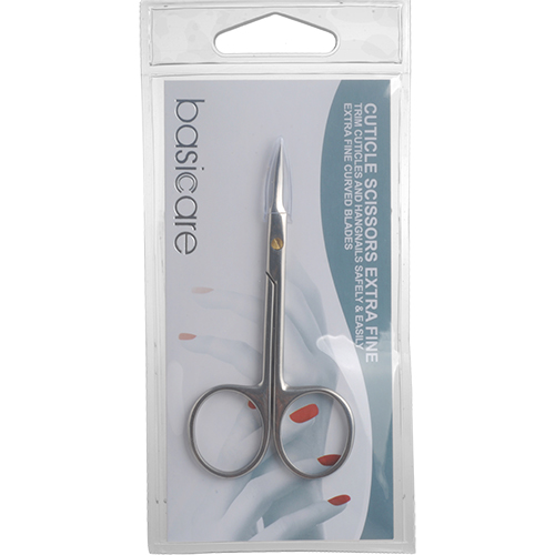 Basicare Euro Cuticle Scissor 3-1/2 - Extra Fine Curved 1020