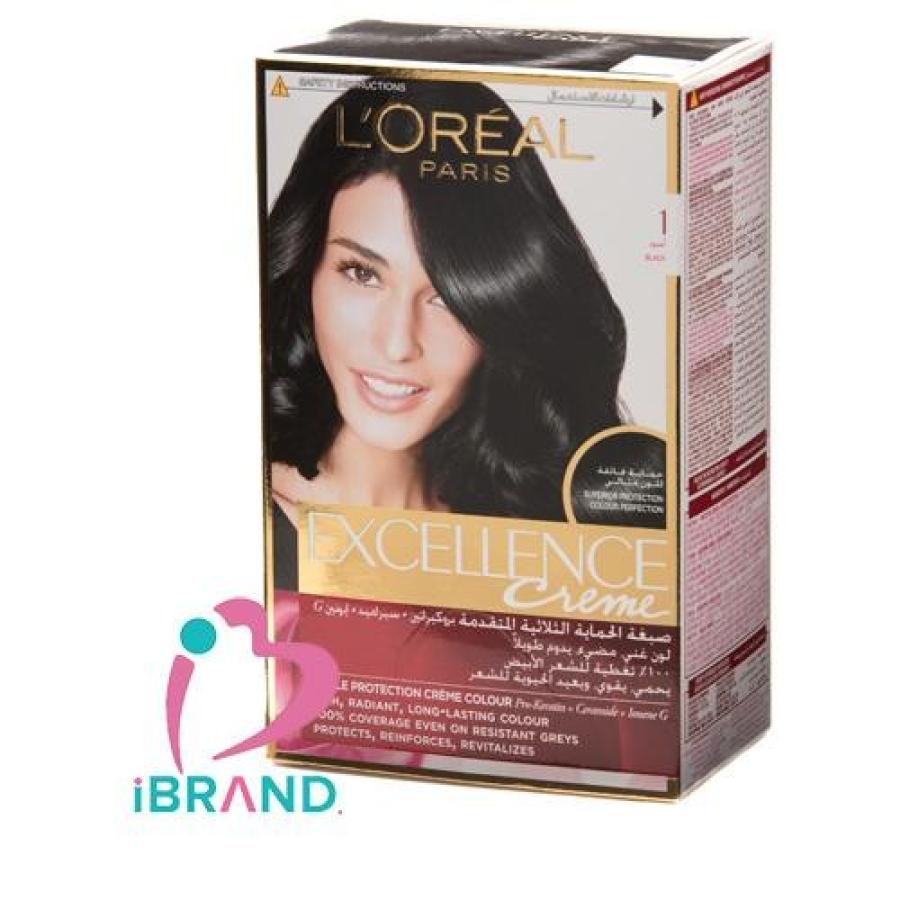 Loreal Excellence Hair Color Natural Black 1